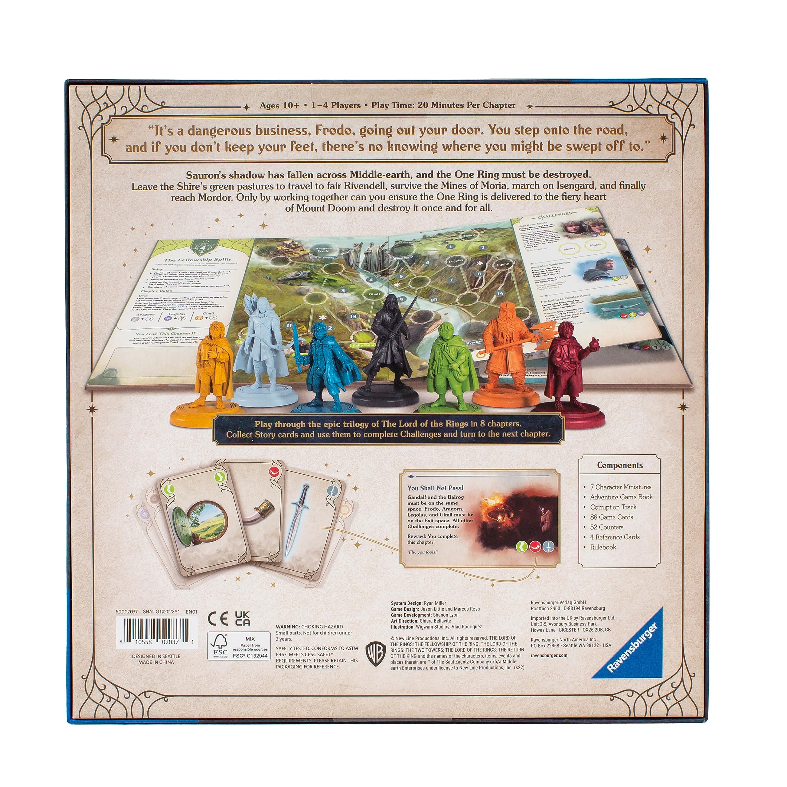 Foto 7 pulgar | Juego De Libros De Aventuras Ravensburger El Señor De Los Anillos - Venta Internacional.