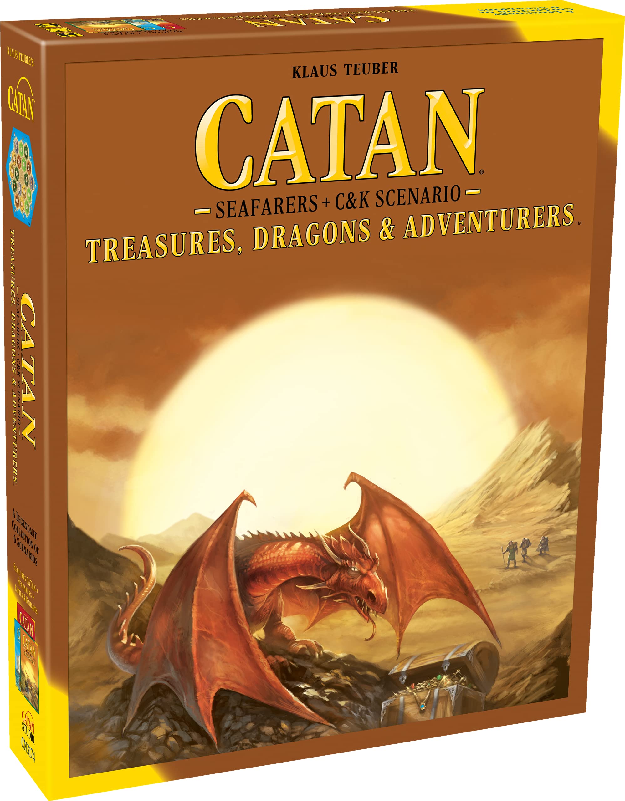 Foto 2 pulgar | Juego De Mesa Catan Treasures, Dragons And Adventurers Expansion - Venta Internacional.