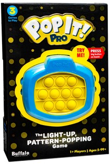 Foto 1 | Juego Buffalo Games Pop It! Pro Original Light Up Azul/amarillo - Venta Internacional.