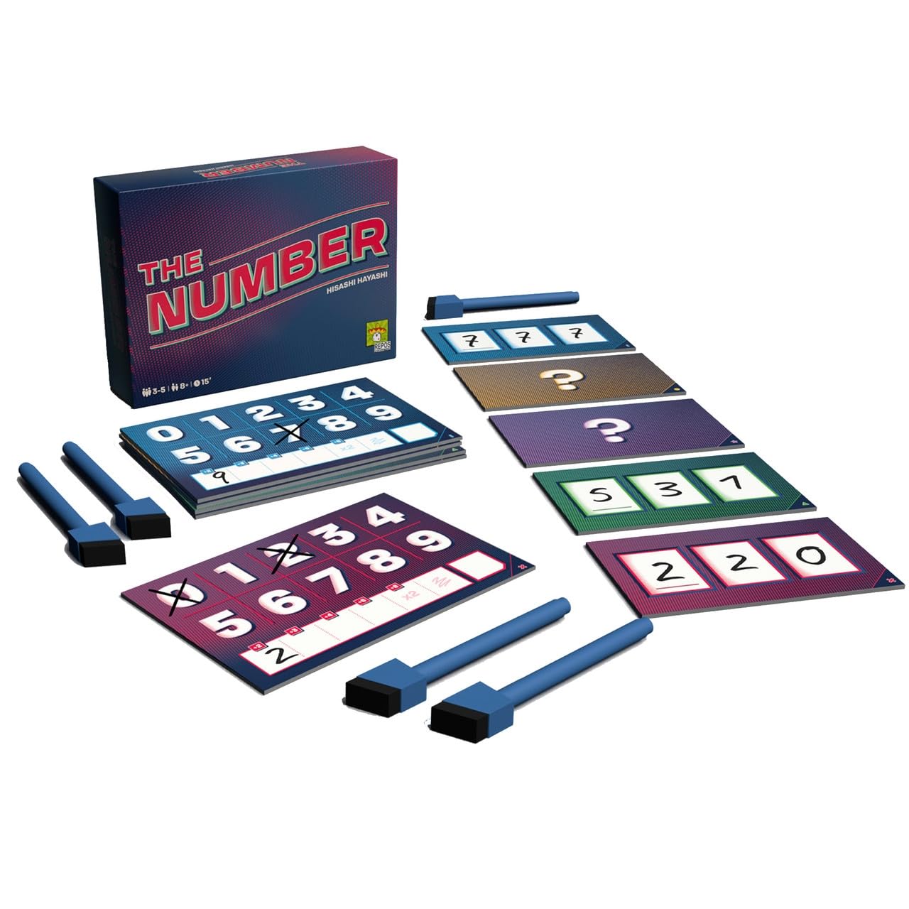 Foto 3 pulgar | Party Game Repos Production The Number Strategy Para Mayores De 8 Años - Venta Internacional.