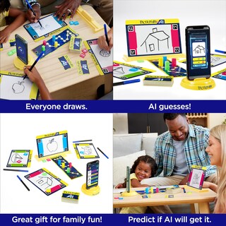 Foto 3 | Juego De Mesa Mattel Games Pictionary Vs. Familia De Ia Para 2-4 Jugadores - Venta Internacional.