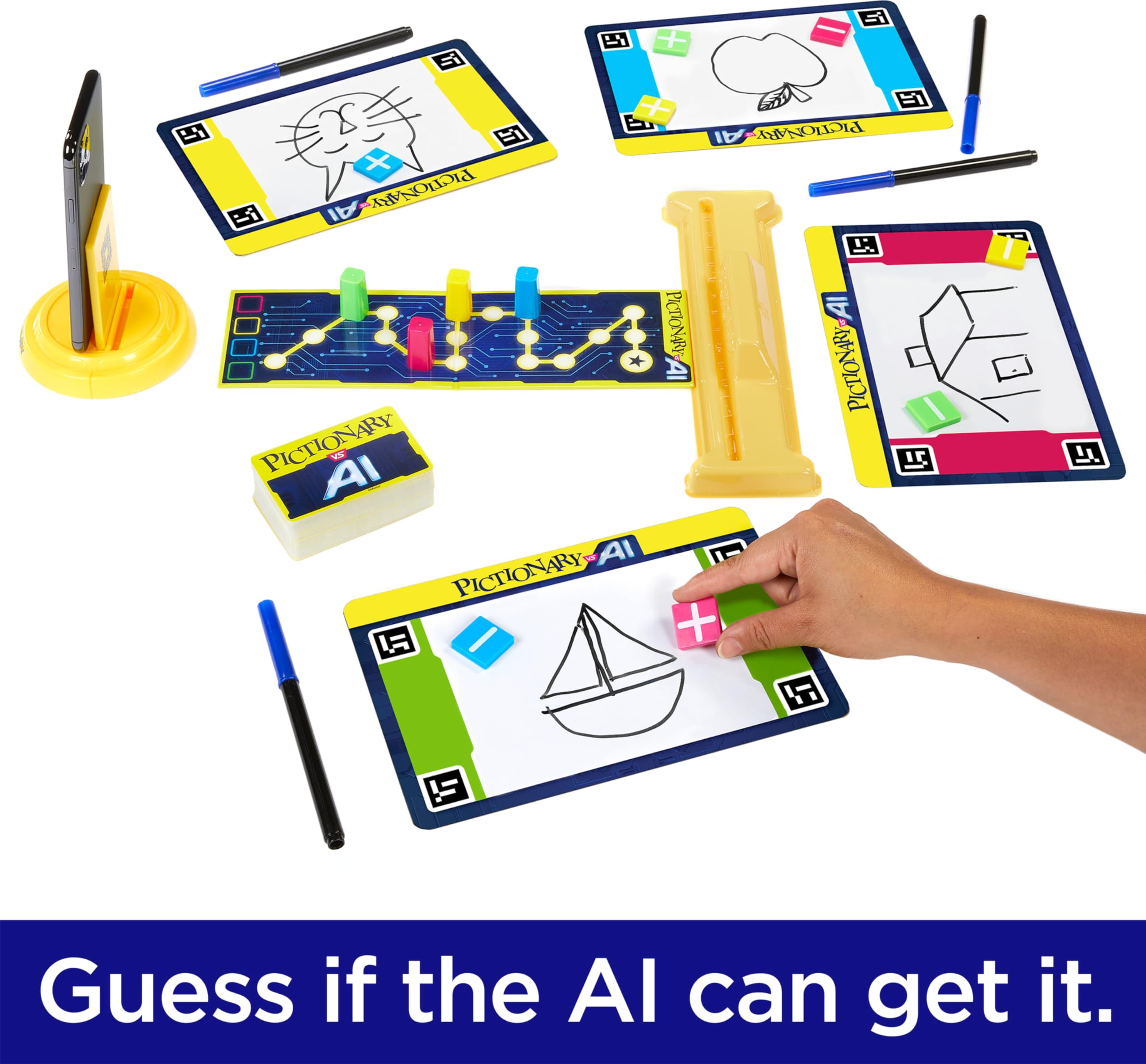 Foto 6 pulgar | Juego De Mesa Mattel Games Pictionary Vs. Familia De Ia Para 2-4 Jugadores - Venta Internacional.
