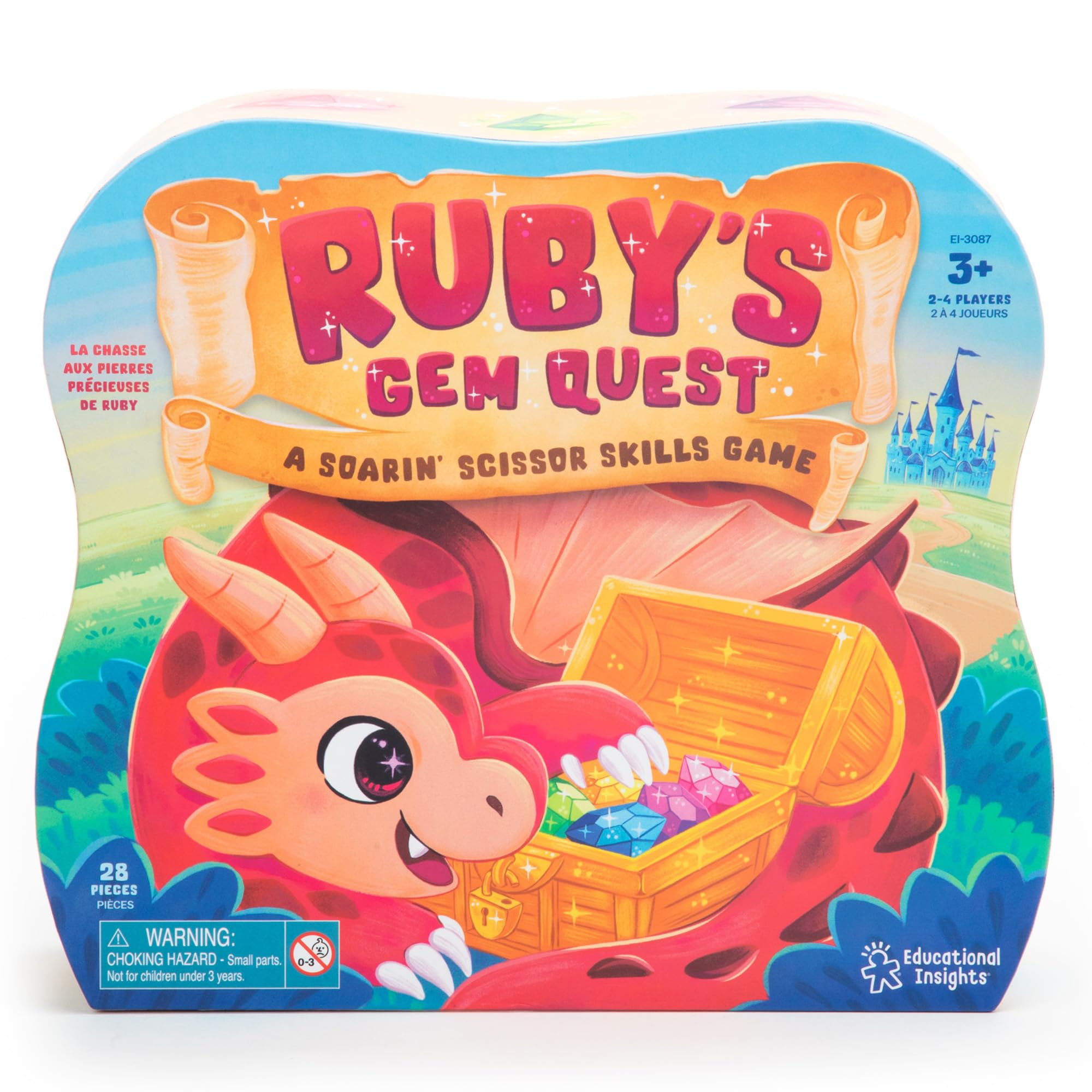 Foto 2 pulgar | Juego De Habilidades Con Tijeras Educational Insights Ruby's Gem Quest - Venta Internacional.