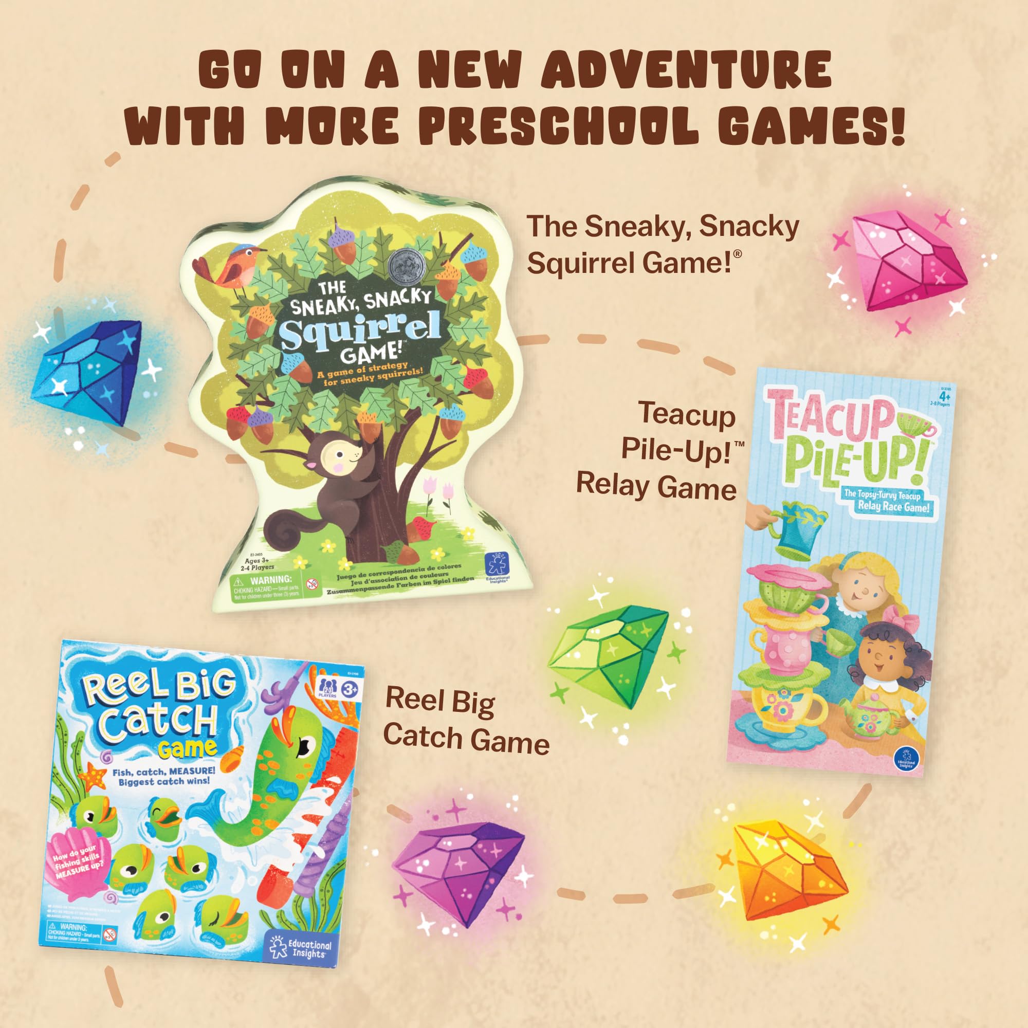 Foto 7 pulgar | Juego De Habilidades Con Tijeras Educational Insights Ruby's Gem Quest - Venta Internacional.