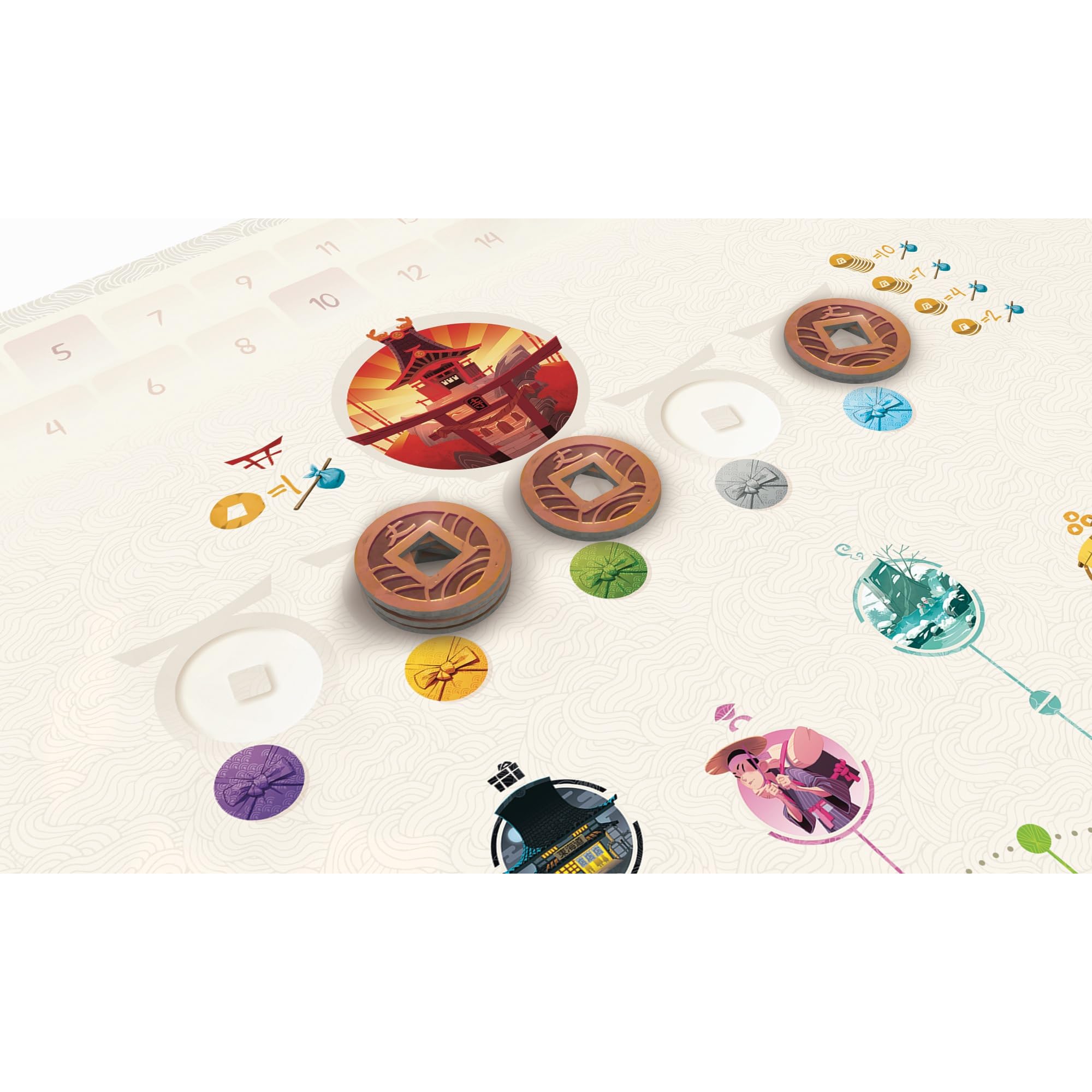 Foto 7 pulgar | Juego De Mesa Funforge Tokaido Base, Edición Del Décimo Aniversario - Venta Internacional.