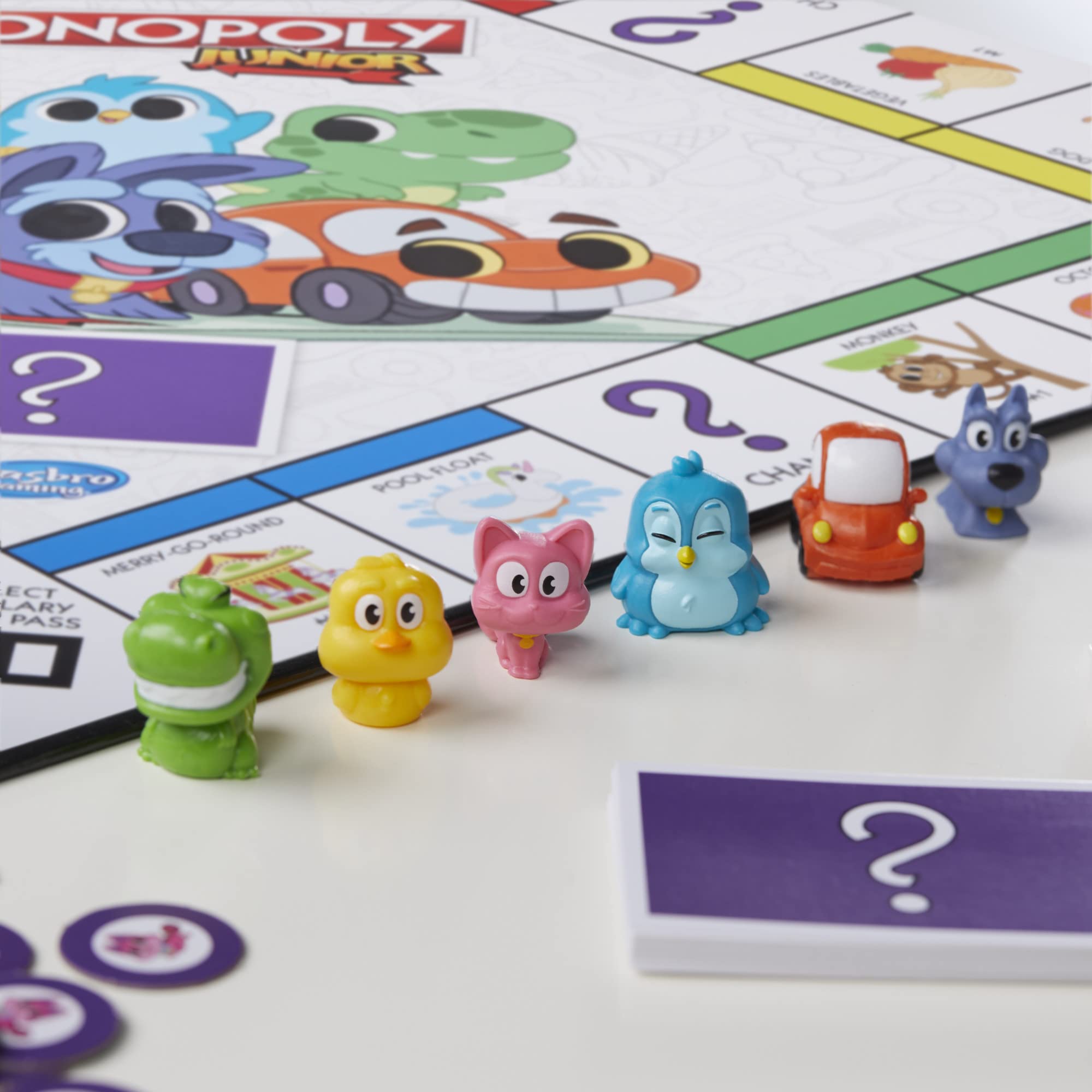Foto 5 pulgar | Juego De Mesa Monopoly Junior Hasbro Gaming 2-lided 2 Games 4+ - Venta Internacional.