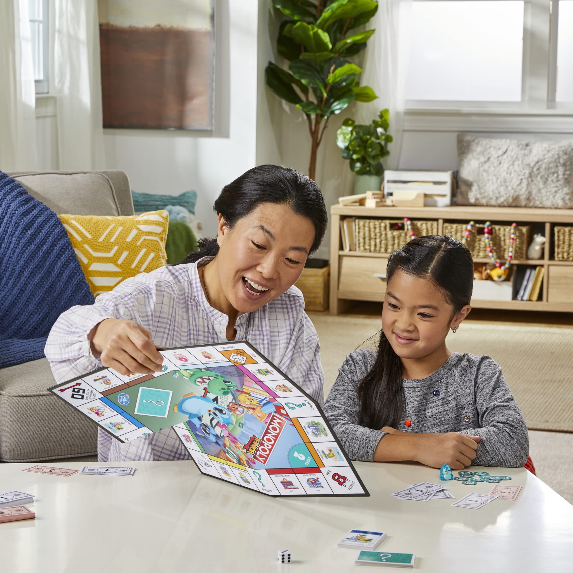 Foto 7 pulgar | Juego De Mesa Monopoly Junior Hasbro Gaming 2-lided 2 Games 4+ - Venta Internacional.