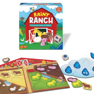 Foto 1 | Juego Cooperativo Ravensburger Rainy Ranch Toddlers - Venta Internacional.