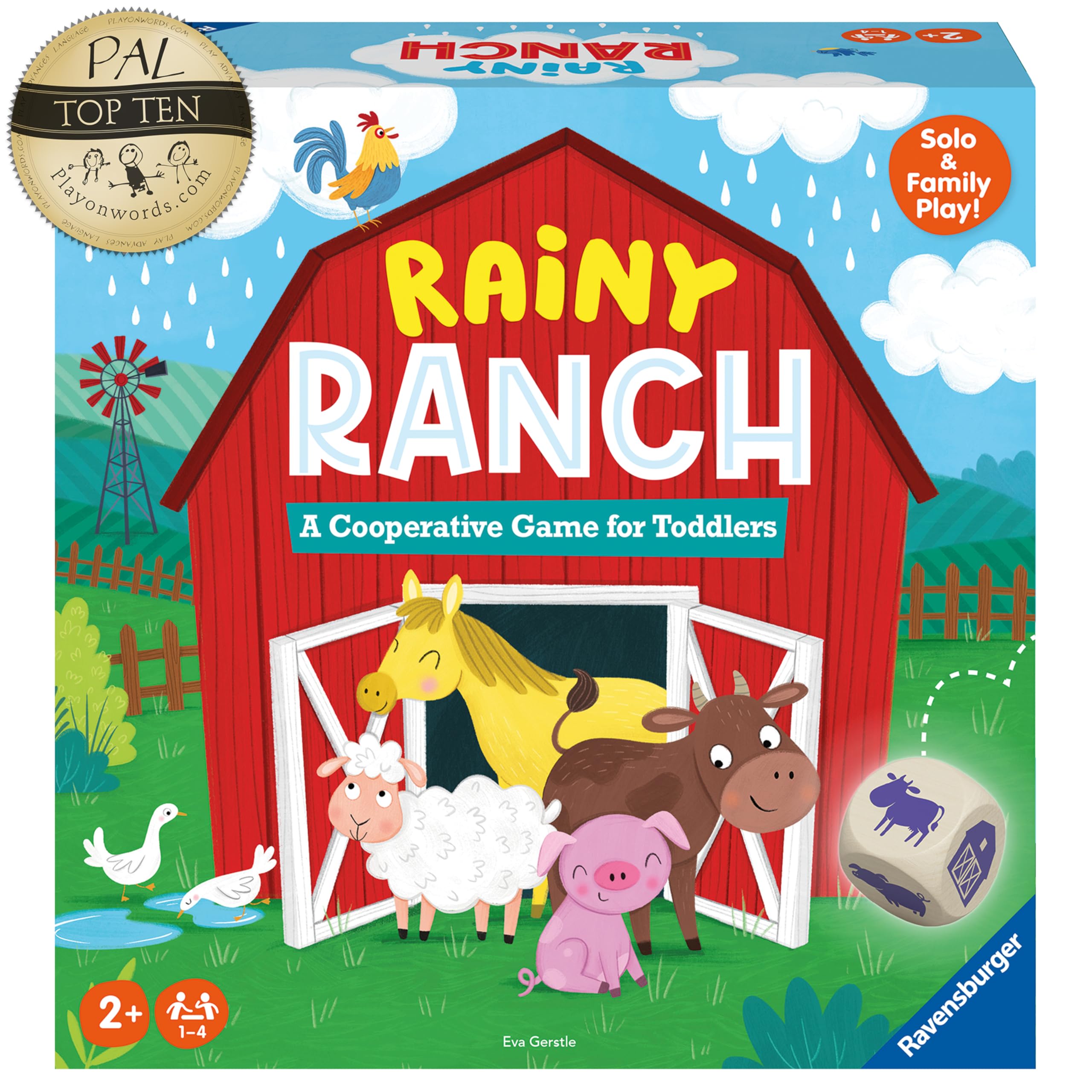 Foto 6 | Juego Cooperativo Ravensburger Rainy Ranch Toddlers - Venta Internacional.