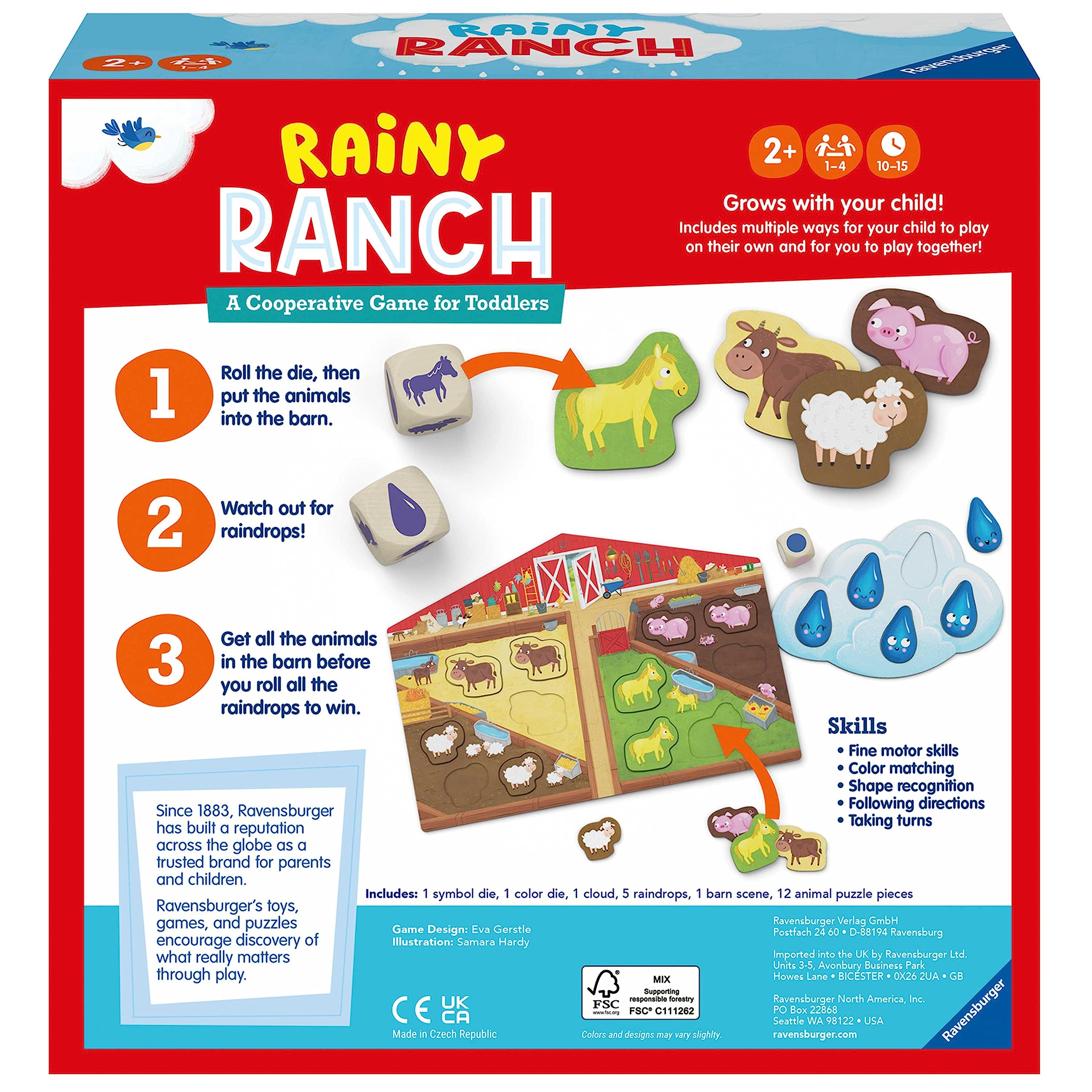 Foto 8 pulgar | Juego Cooperativo Ravensburger Rainy Ranch Toddlers - Venta Internacional.