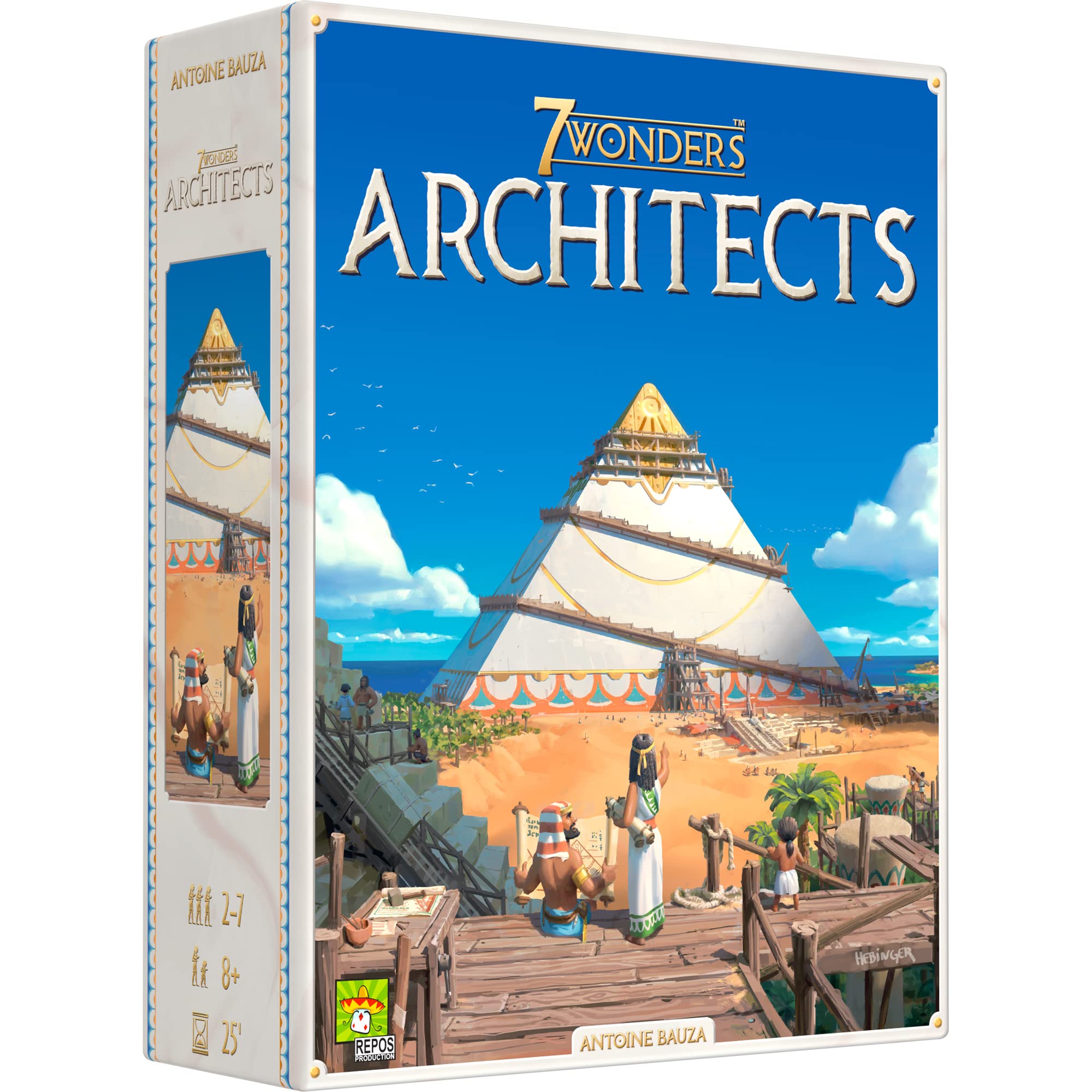 Juego De Mesa Repos Production 7 Wonders Architects Para Niños Mayores De 8 Años - Venta Internacional.