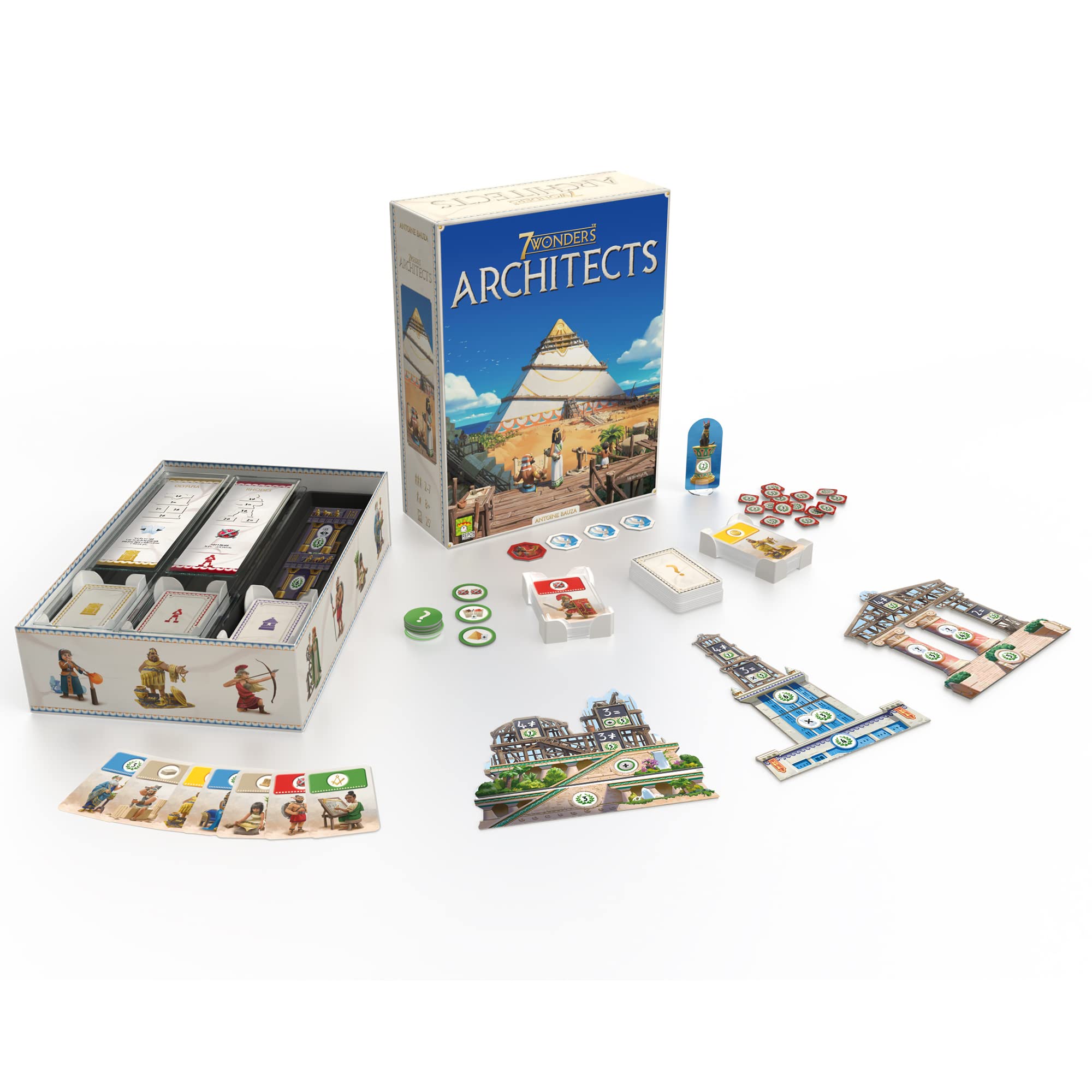 Foto 3 pulgar | Juego De Mesa Repos Production 7 Wonders Architects Para Niños Mayores De 8 Años - Venta Internacional.