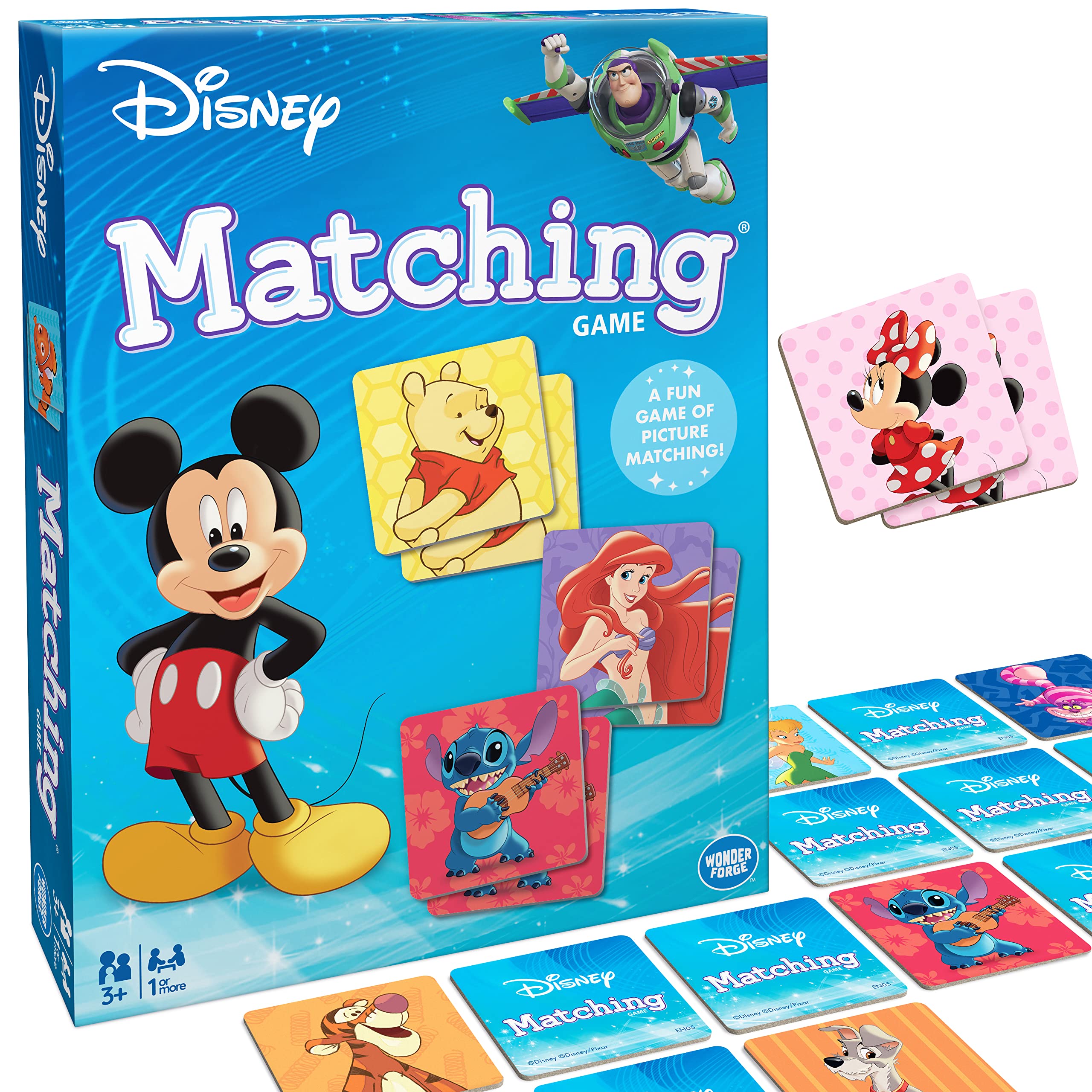 Juego De Combinación Wonder Forge Disney Classic Characters Para Niños De 3 A 5 Años - Venta Internacional.