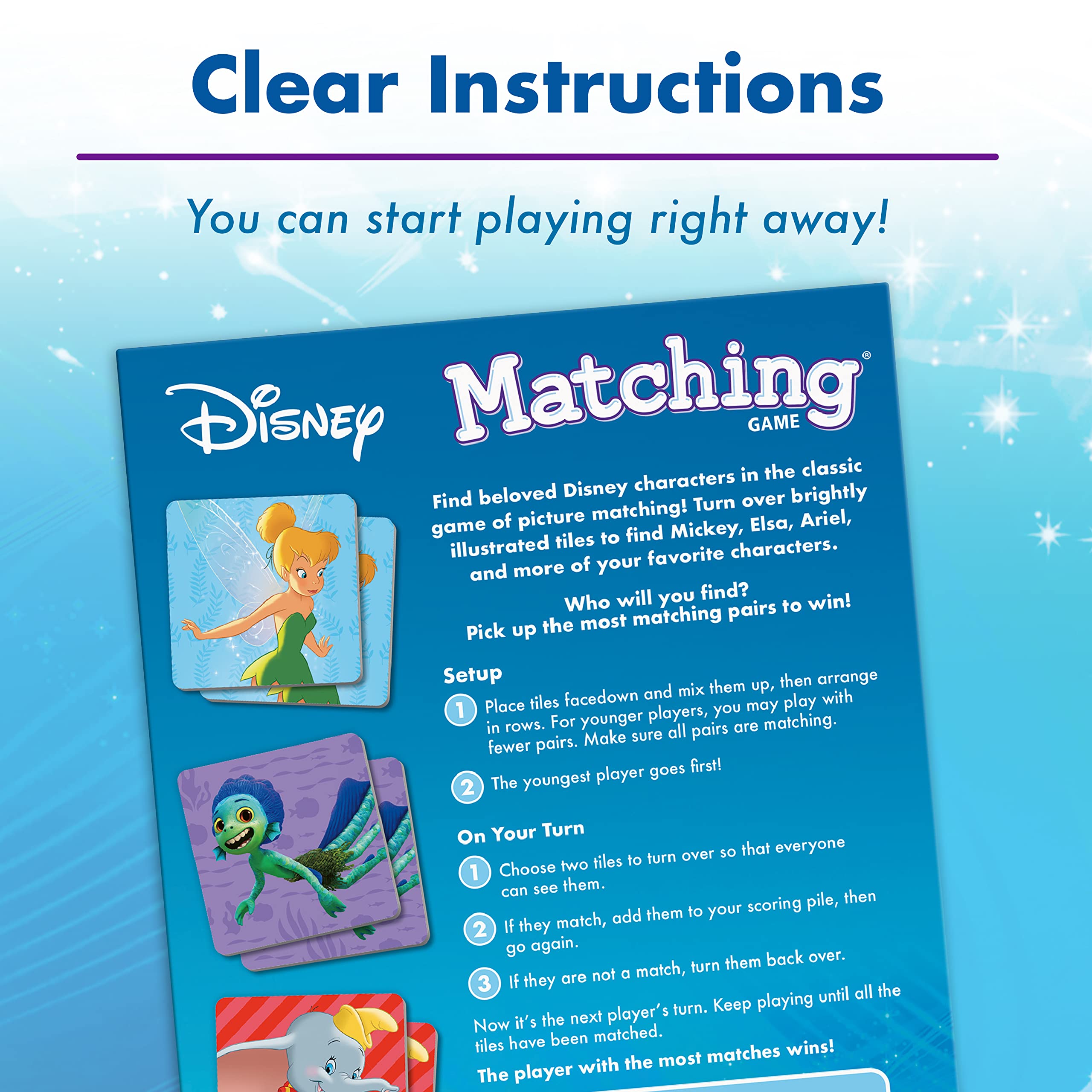 Foto 5 pulgar | Juego De Combinación Wonder Forge Disney Classic Characters Para Niños De 3 A 5 Años - Venta Internacional.