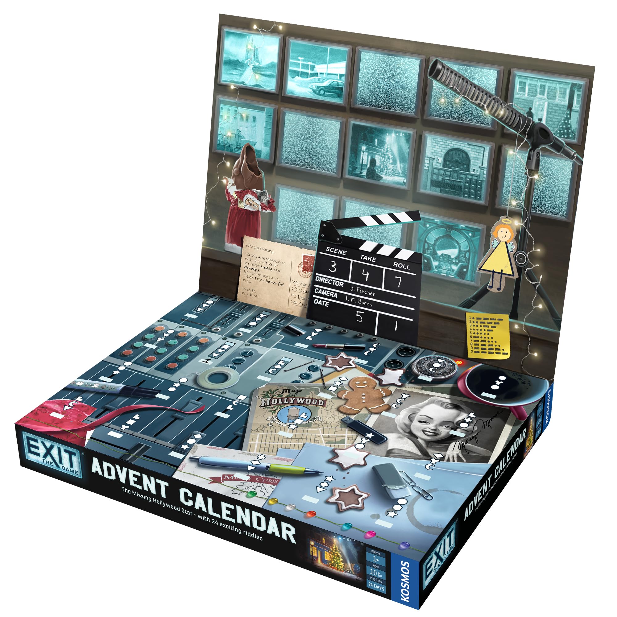 Foto 3 pulgar | Calendario De Adviento Exit: El Juego La Estrella De Hollywood Desaparecida - Venta Internacional.