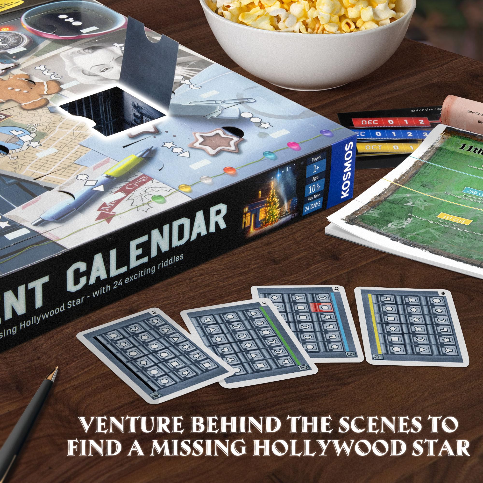 Foto 4 pulgar | Calendario De Adviento Exit: El Juego La Estrella De Hollywood Desaparecida - Venta Internacional.