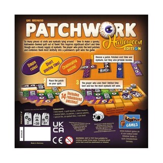 Foto 2 | Juego De Mesa Lookout Patchwork Halloween Edition Para Niños Mayores De 8 Años - Venta Internacional.