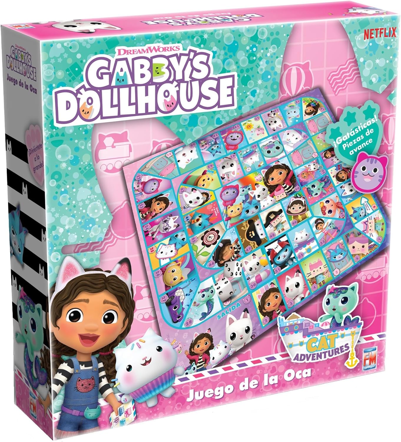 Foto 2 pulgar | Gabby's Dollhouse Juego De La Oca Juego De Mesa Fotorama