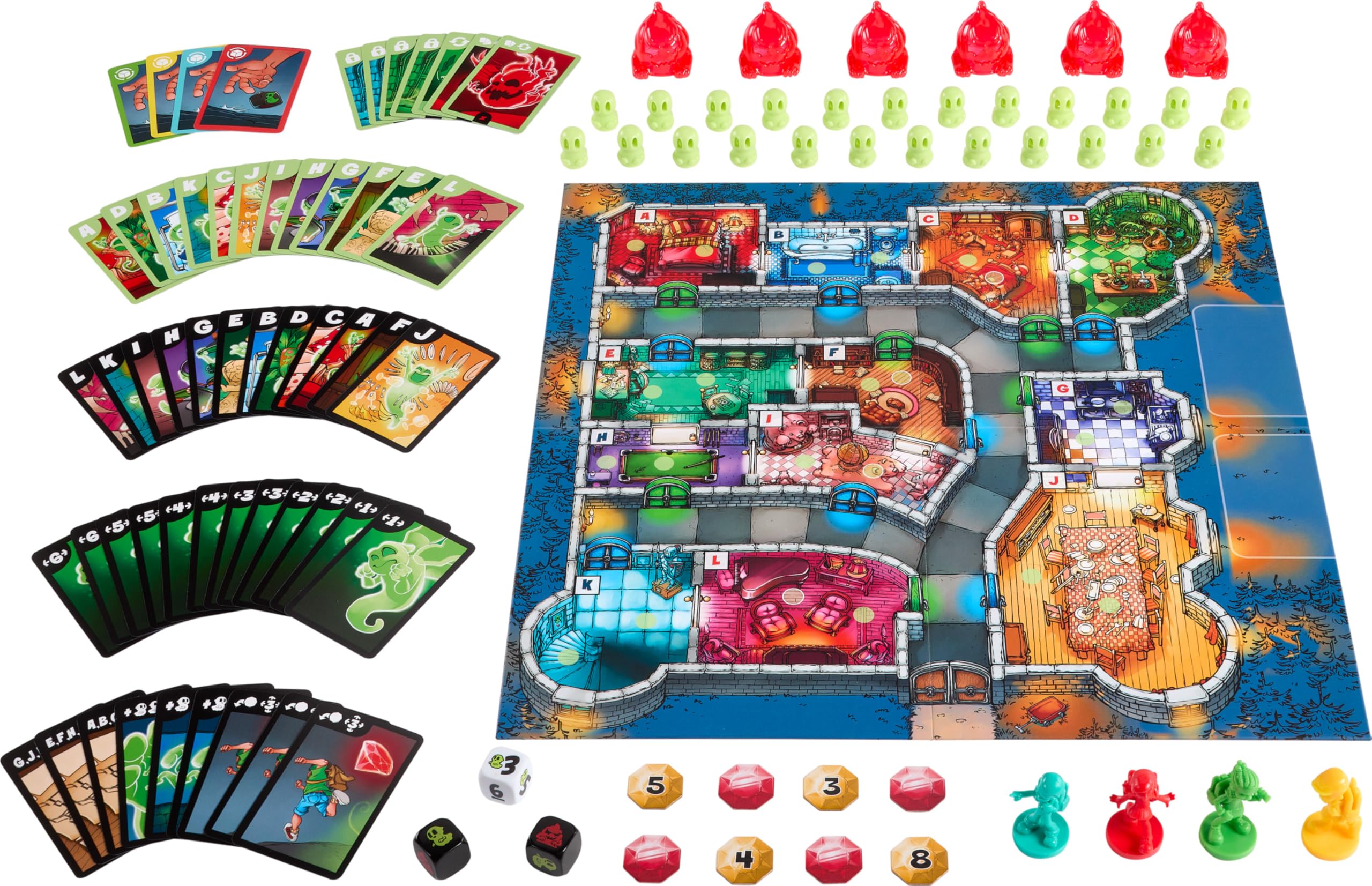 Foto 6 | Juego De Mesa Mattel Games Ghost Fightin' Treasure Hunters - Venta Internacional.