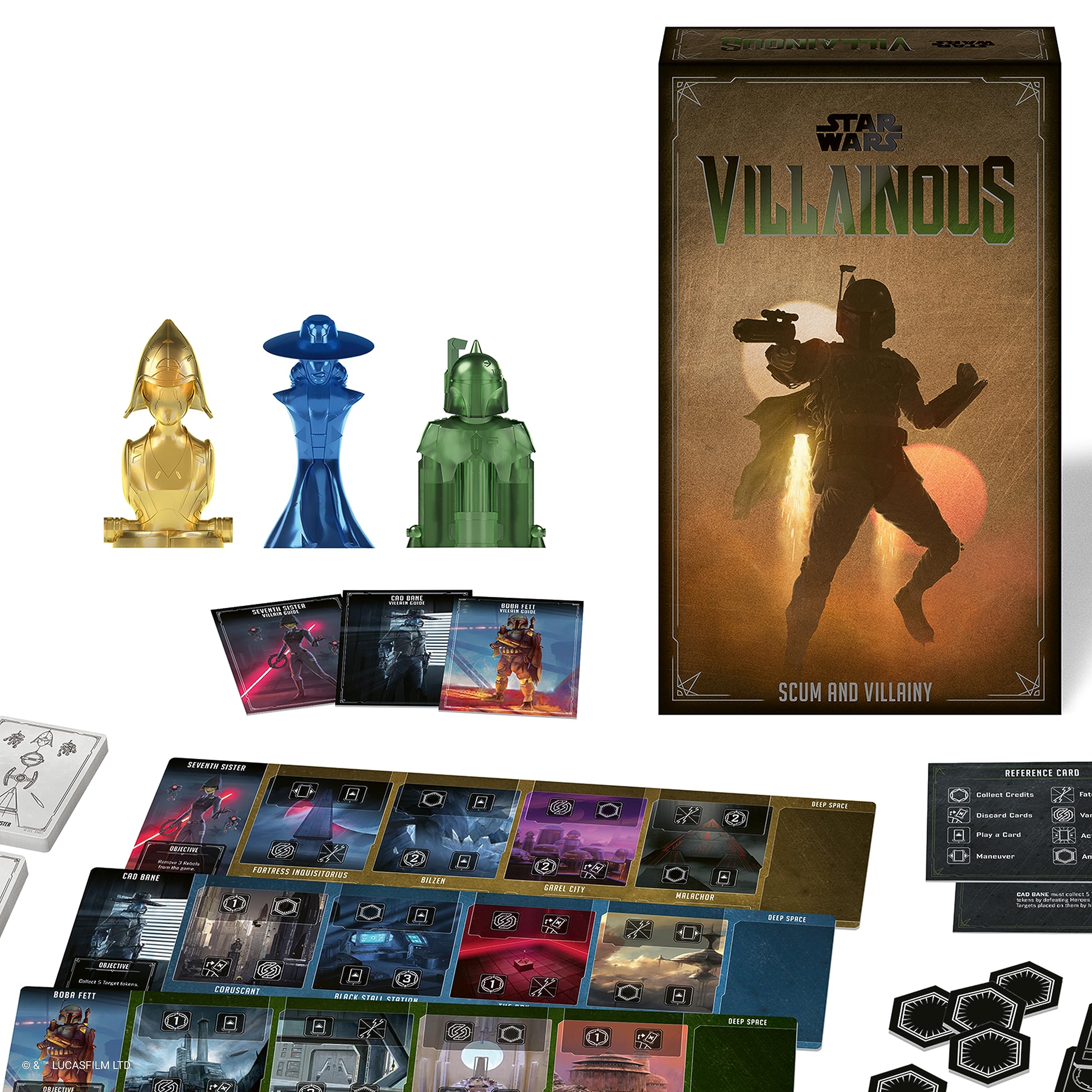 Foto 2 pulgar | Juego De Mesa Ravensburger Star Wars Villainous Scum & Villainy - Venta Internacional.