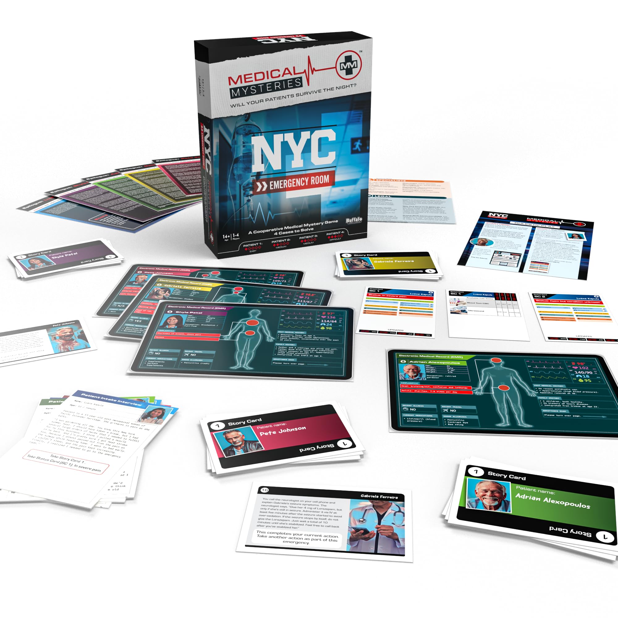 Foto 3 pulgar | Juego de Mesa Buffalo Games Medical Mysteries NYC Emergency Room - Venta Internacional