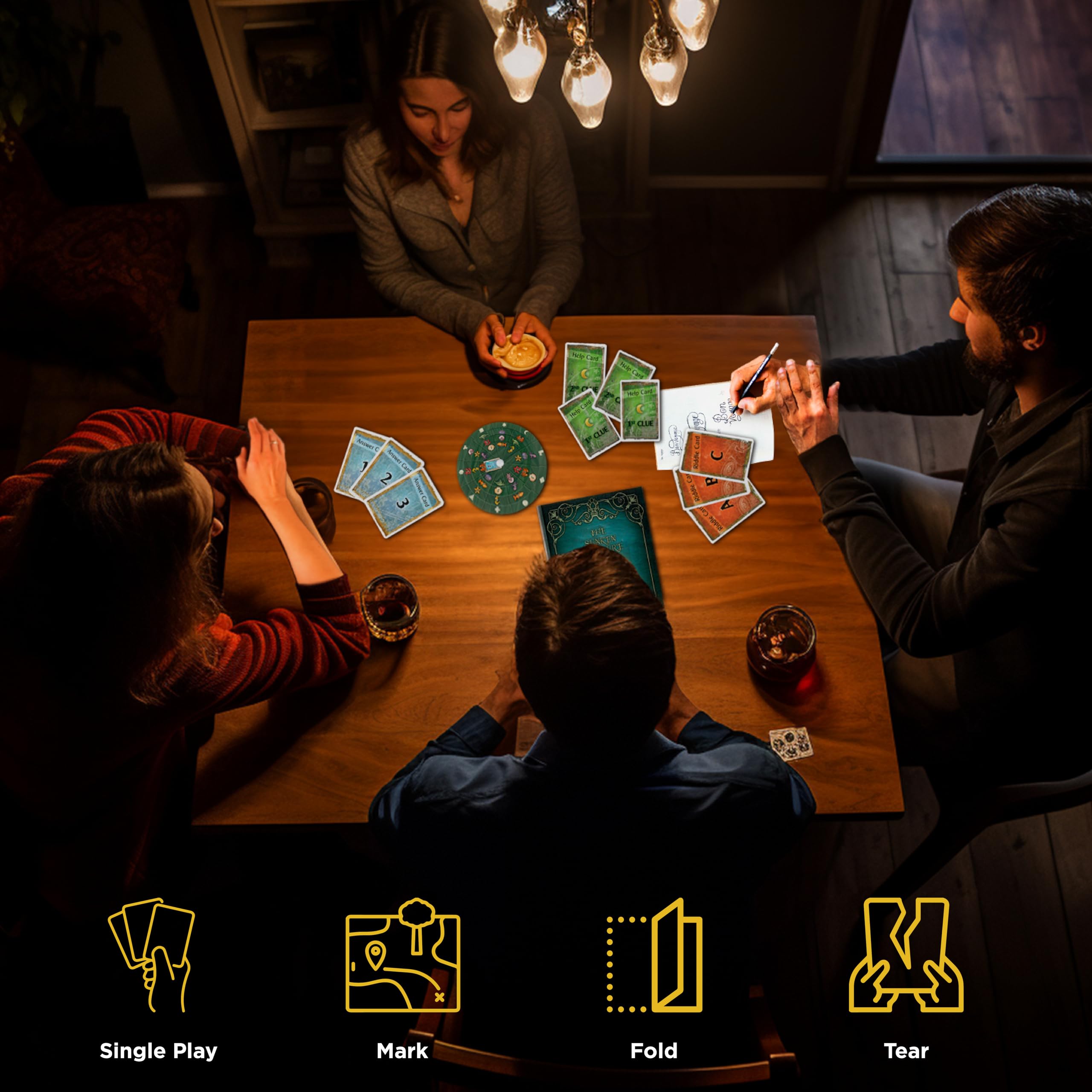 Foto 5 pulgar | Juego de Escape The Sunken Treasure Thames & Kosmos Para 1 a 4 Jugadores - Venta Internacional