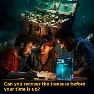 Foto 5 | Juego de Escape The Sunken Treasure Thames & Kosmos Para 1 a 4 Jugadores - Venta Internacional