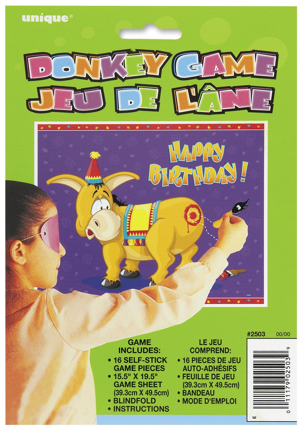 Foto 2 | Juego de Fiesta Unique Deluxe Pin The Tail On The Donkey - Venta Internacional