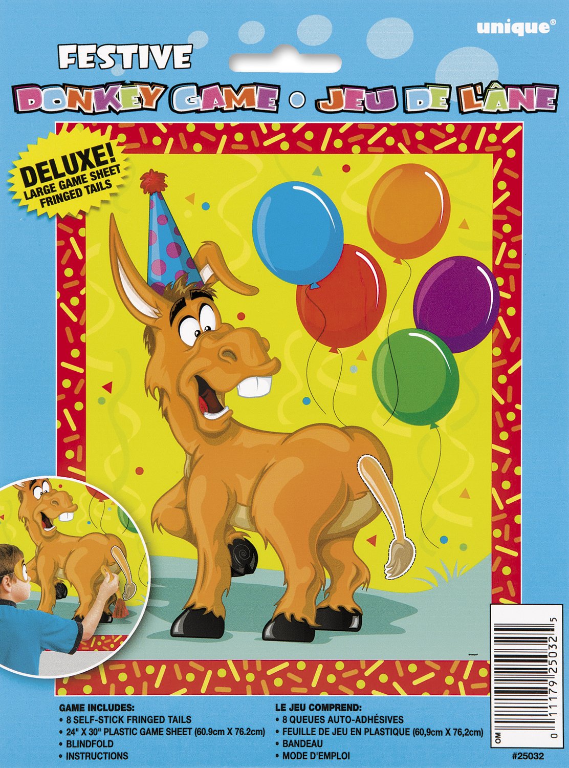 Foto 4 pulgar | Juego de Fiesta Unique Deluxe Pin The Tail On The Donkey - Venta Internacional