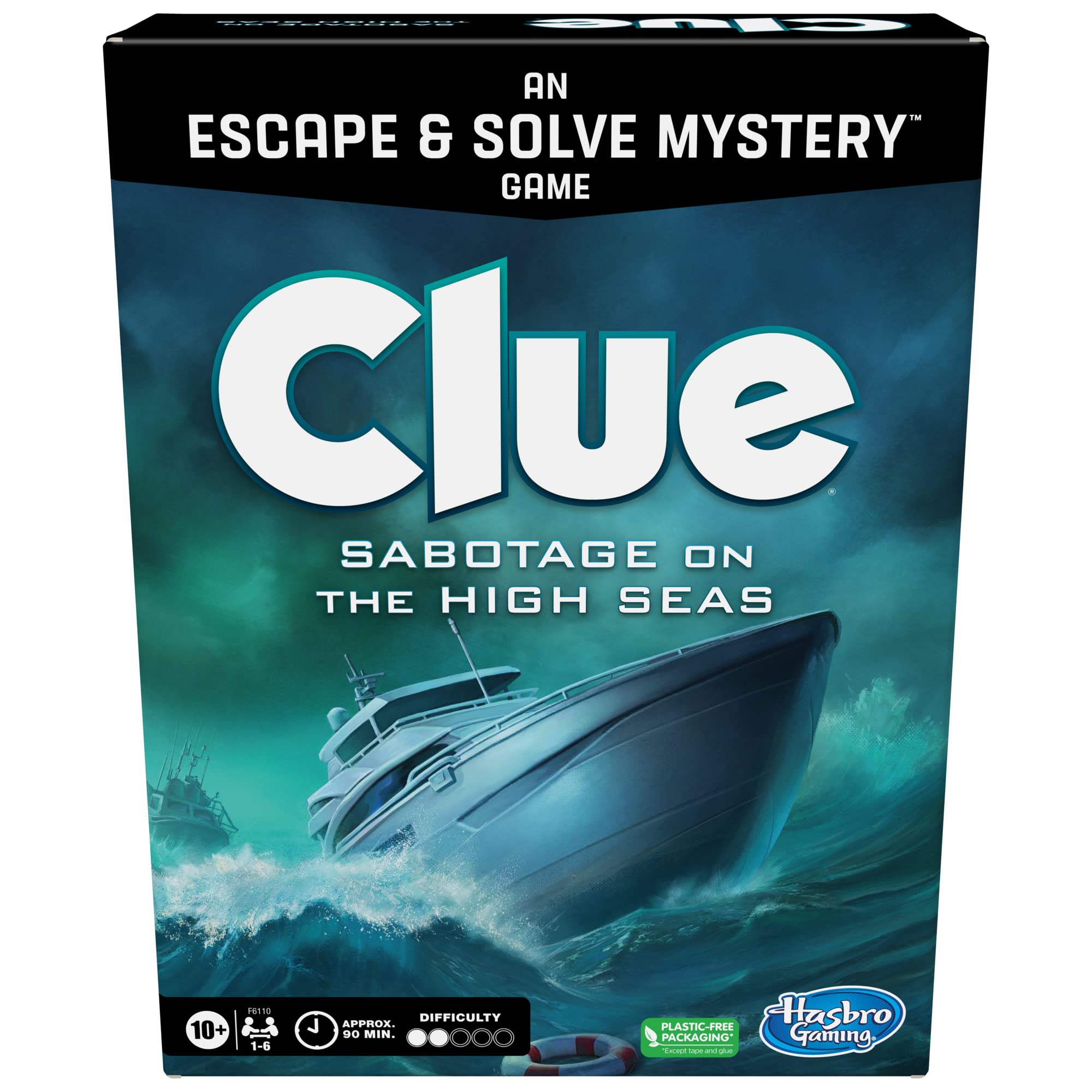 Foto 1 | Juego De Mesa Hasbro Gaming Clue Sabotage On The High Seas - Venta Internacional.