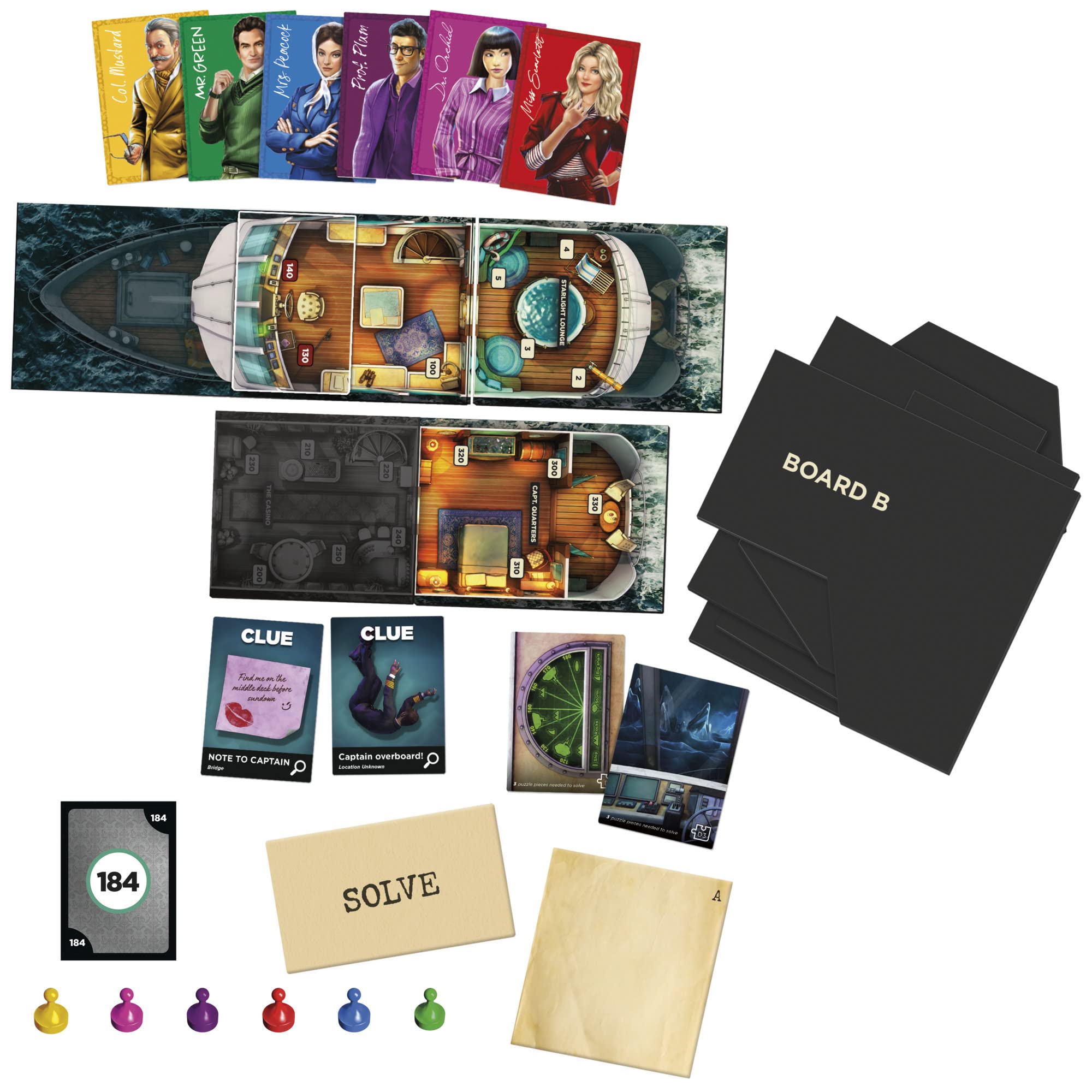 Foto 3 pulgar | Juego De Mesa Hasbro Gaming Clue Sabotage On The High Seas - Venta Internacional.