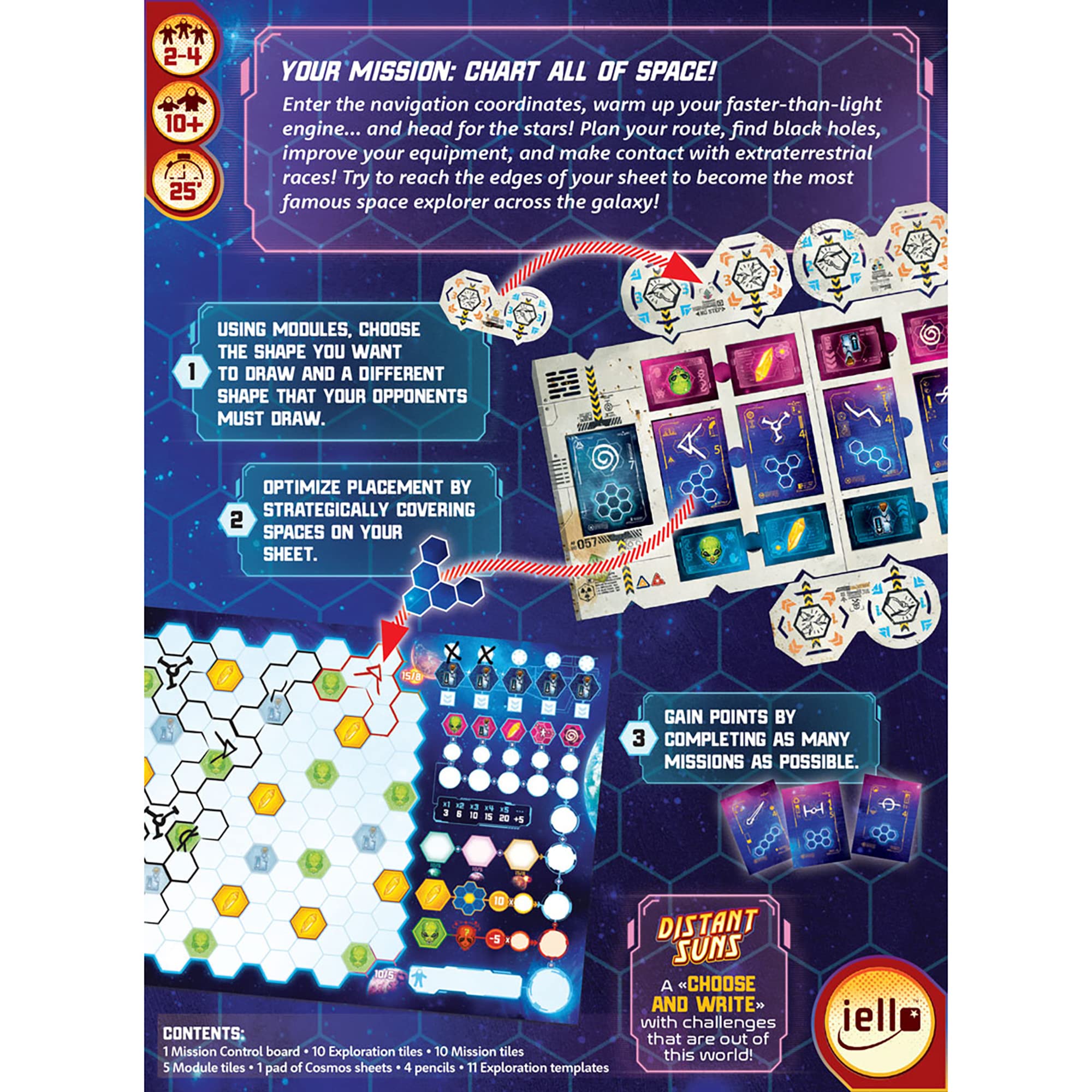 Foto 3 pulgar | Juego Iello Distant Suns Choose & Write Para Niños Y Familia De Más De 10 Años - Venta Internacional.