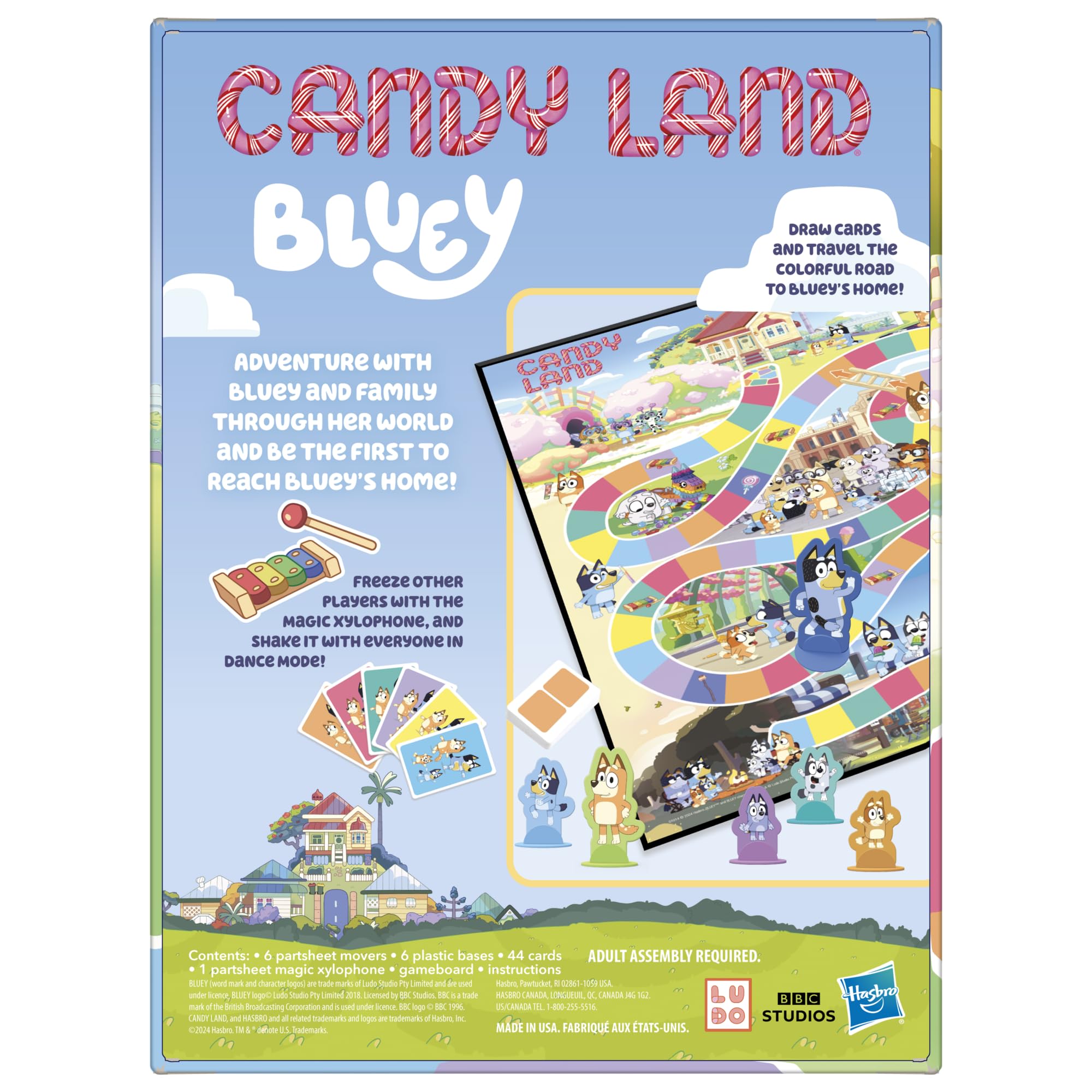 Foto 3 pulgar | Juego De Mesa Hasbro Gaming Candy Land Bluey Edition Kids 3+ - Venta Internacional.