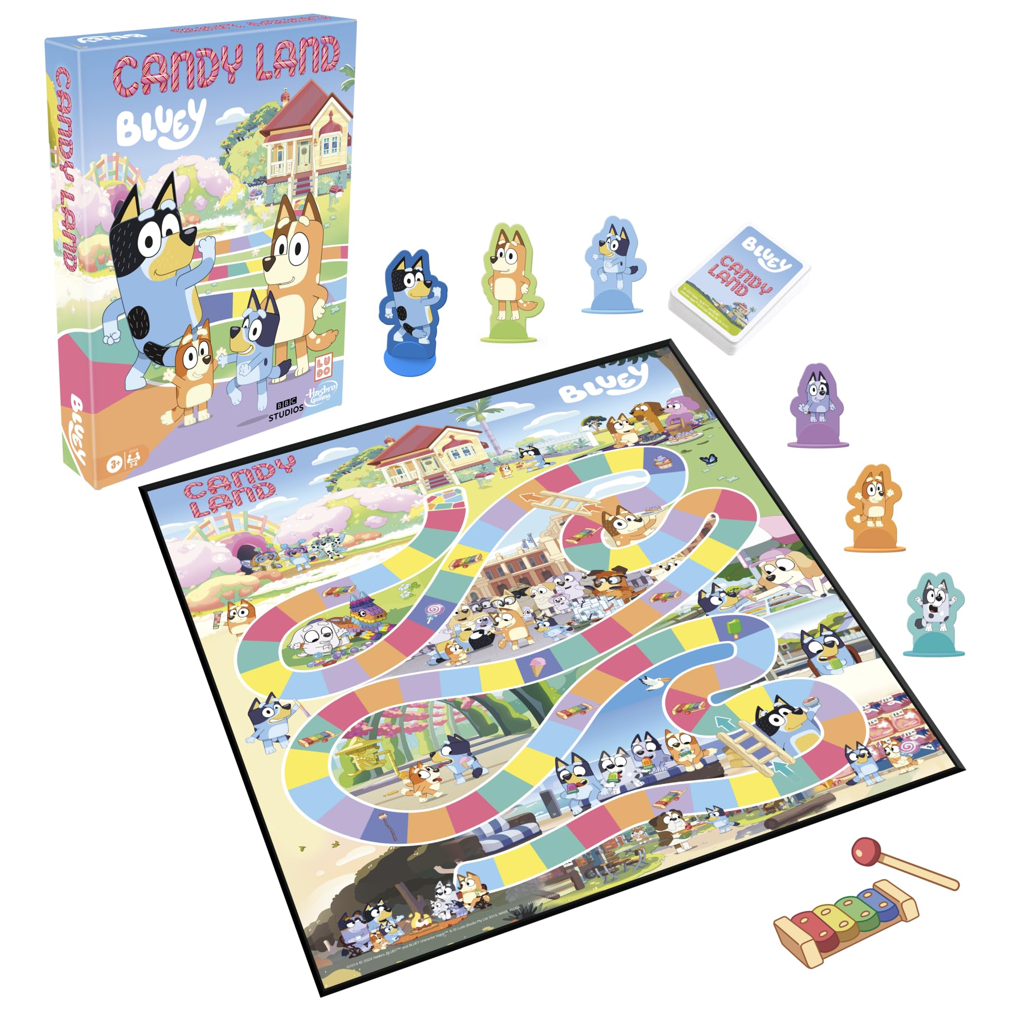 Foto 4 pulgar | Juego De Mesa Hasbro Gaming Candy Land Bluey Edition Kids 3+ - Venta Internacional.