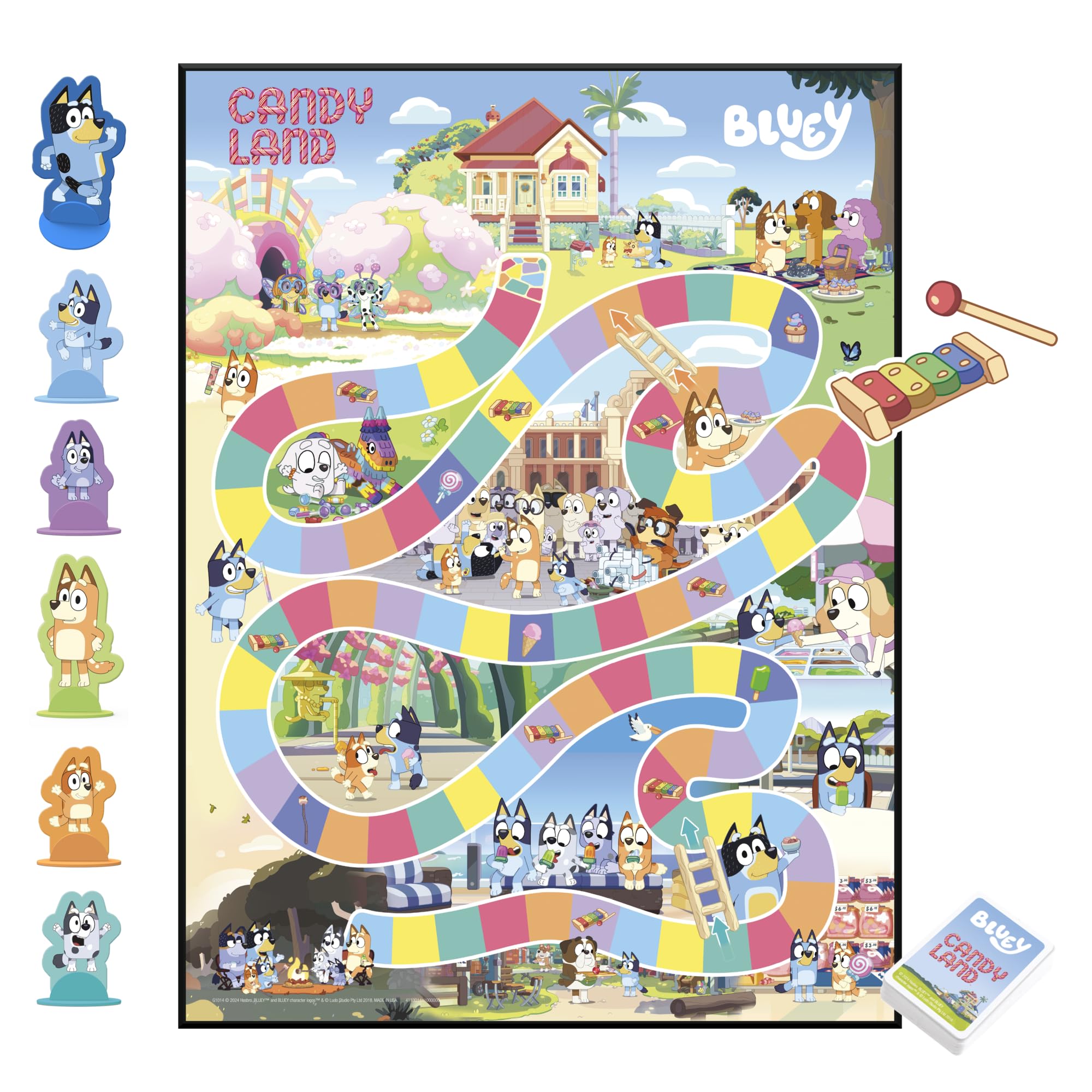 Foto 5 pulgar | Juego De Mesa Hasbro Gaming Candy Land Bluey Edition Kids 3+ - Venta Internacional.