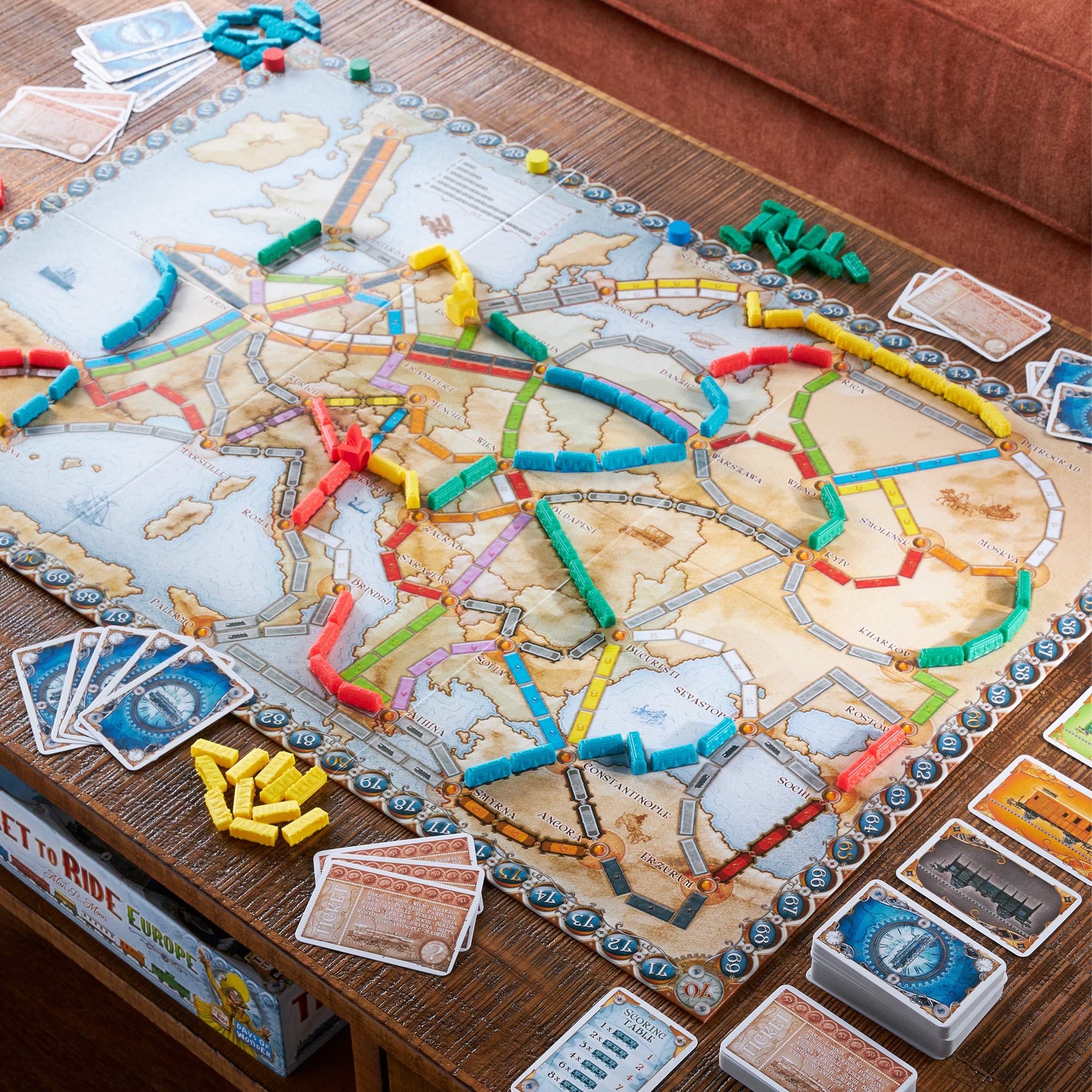 Foto 3 pulgar | Juego De Mesa Ticket To Ride Europe | Train Route-building S - Venta Internacional.