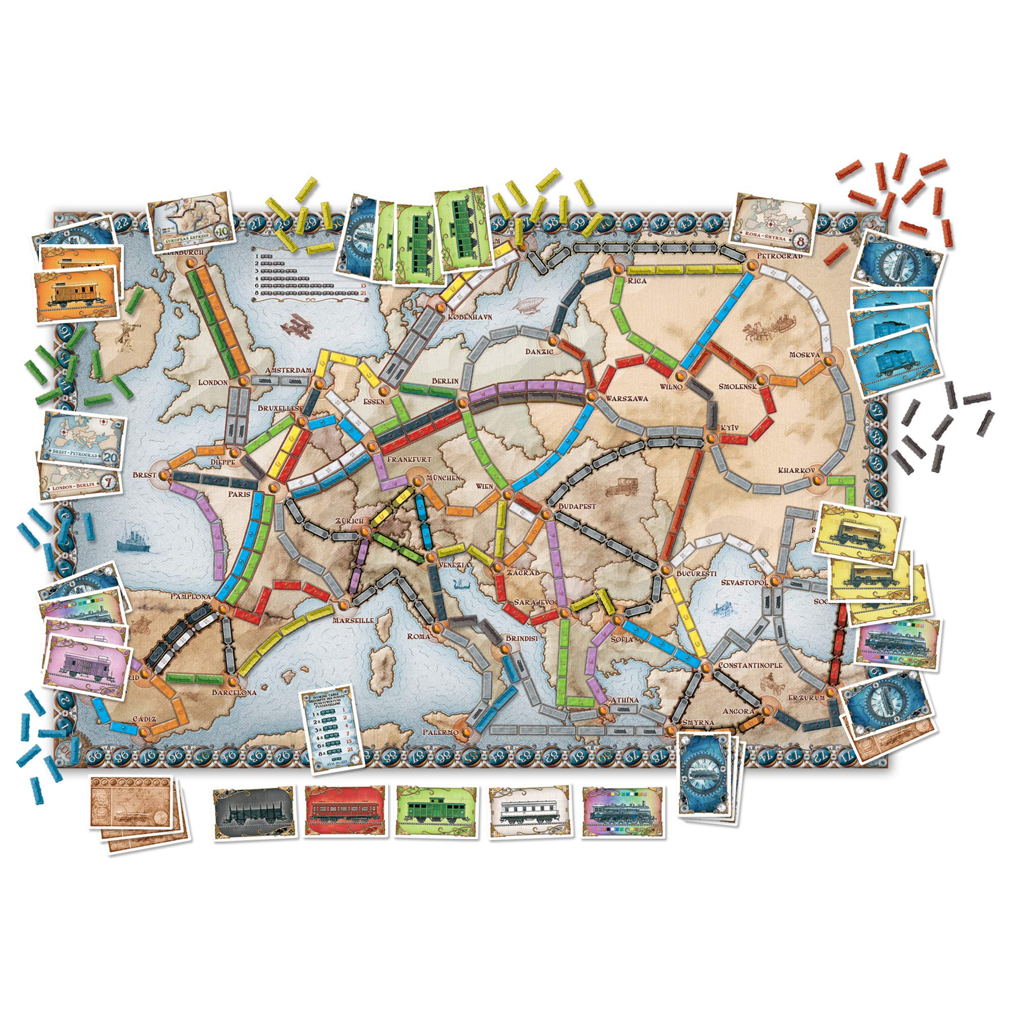 Foto 5 pulgar | Juego De Mesa Ticket To Ride Europe | Train Route-building S - Venta Internacional.