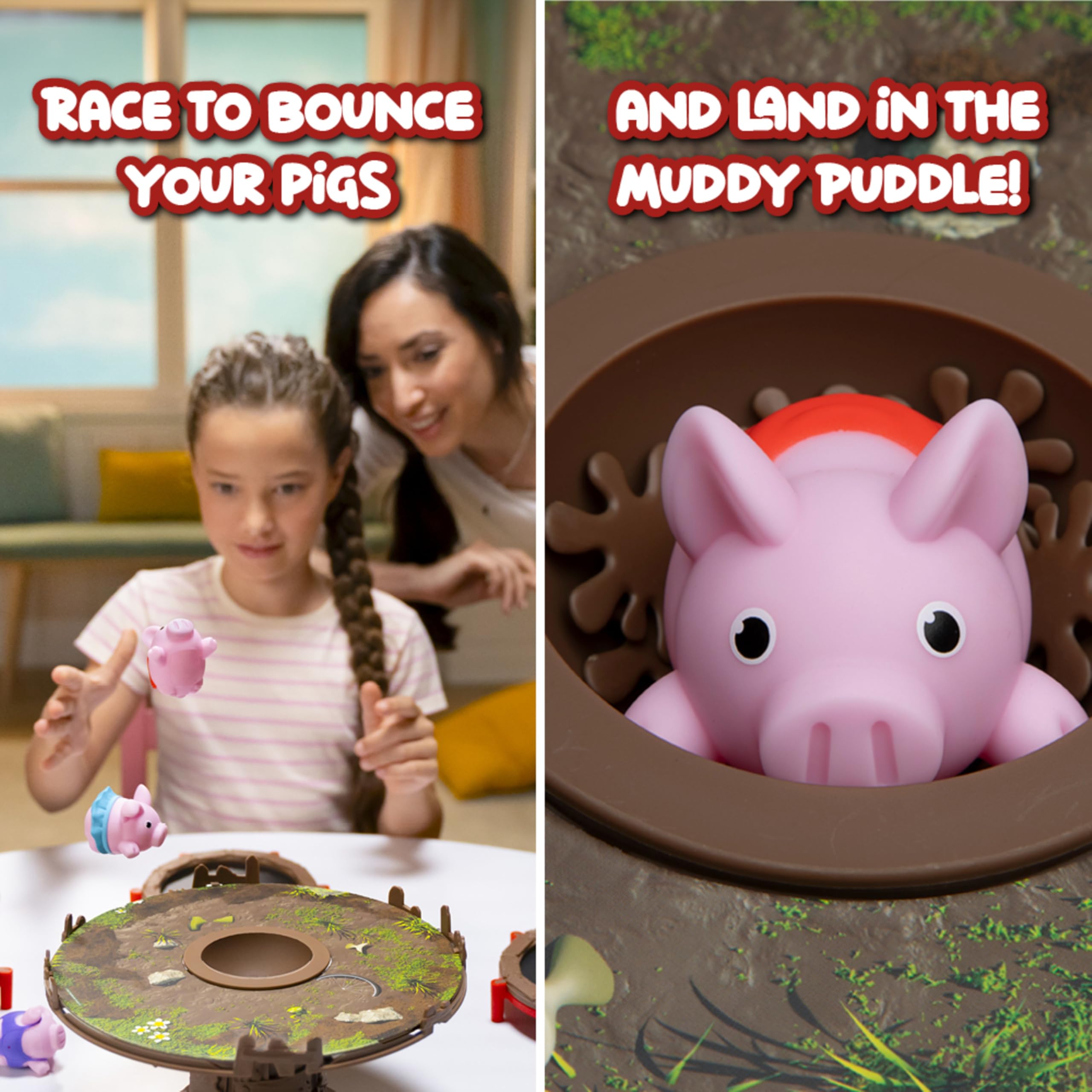 Foto 5 pulgar | Juego De Mesa Playmonster Pigs On Trampolines Family 6+ Years - Venta Internacional.