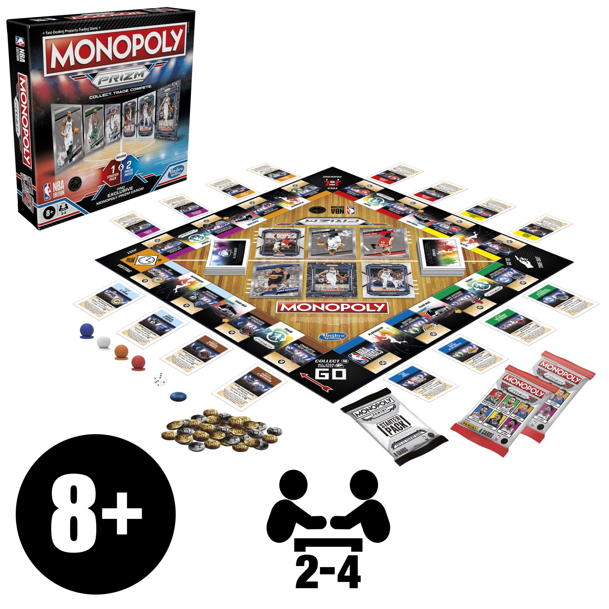 Foto 4 pulgar | Juego De Mesa Monopoly Nba Hasbro Gaming - Venta Internacional.