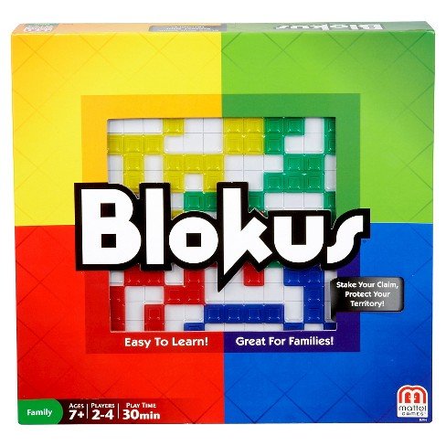 Juego de Mesa Mattel Blokus Game Familiar Estrategia - Venta Internacional