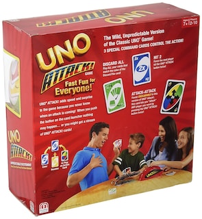 Foto 2 | Juego de Cartas Mattel Uno Attack! - Venta Internacional