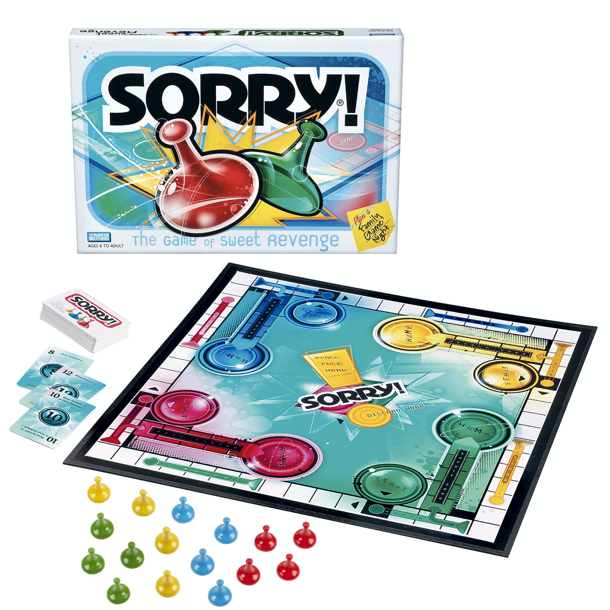 Foto 4 pulgar | Juego De Mesa Hasbro Gaming ¡lo Siento! Familia: 2-4 Jugadores, Más De 6 Años - Venta Internacional.