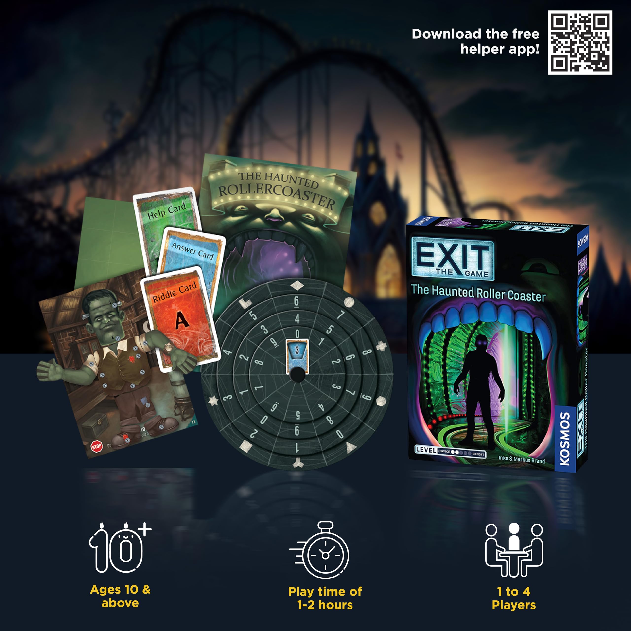 Foto 3 pulgar | Juego de Mesa Thames & Kosmos Exit: La Montaña Rusa Embrujada - Venta Internacional