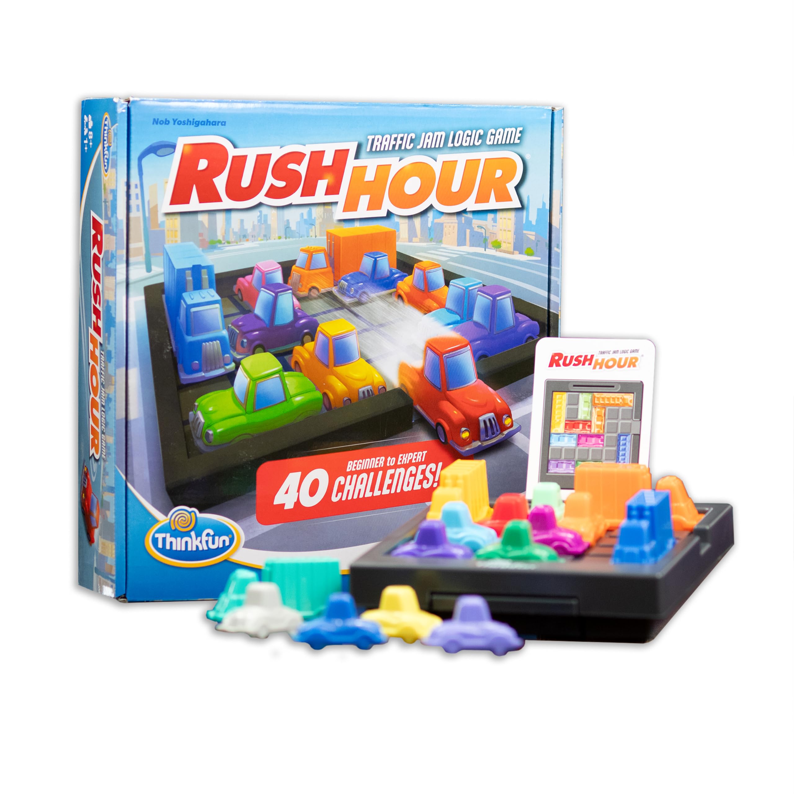 Foto 2 pulgar | Juego De Lógica Thinkfun Rush Hour Traffic Jam Para Niños Mayores De 8 Años - Venta Internacional.