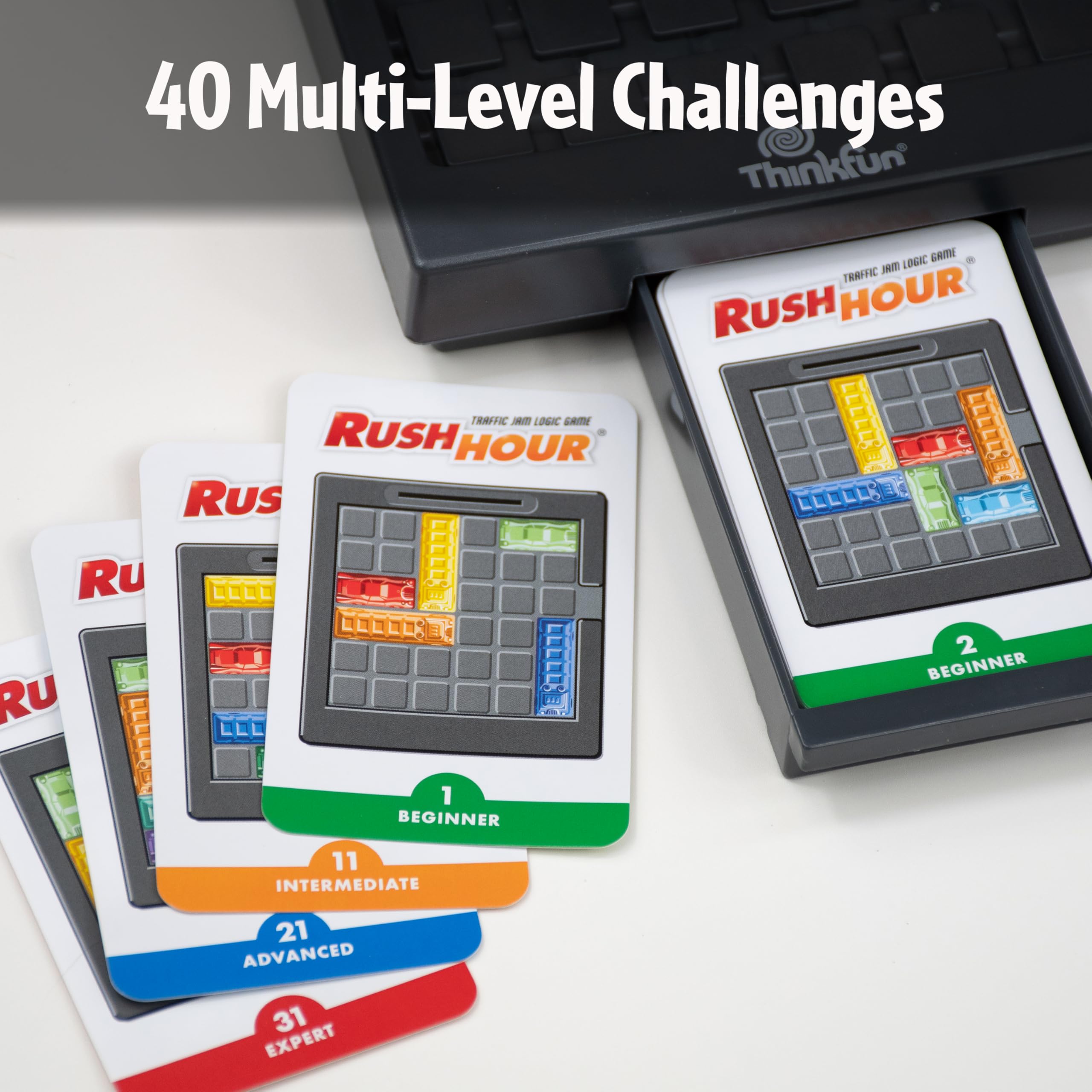 Foto 4 pulgar | Juego De Lógica Thinkfun Rush Hour Traffic Jam Para Niños Mayores De 8 Años - Venta Internacional.
