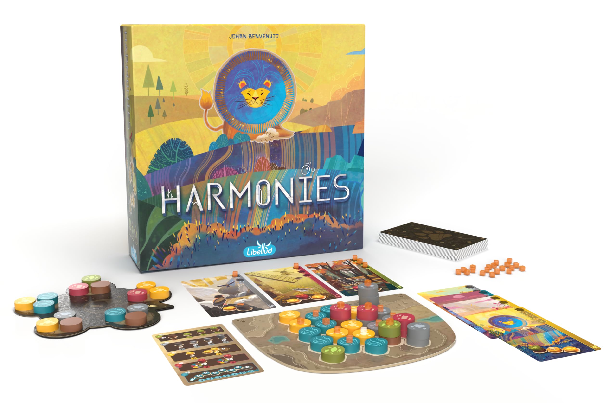 Foto 3 pulgar | Juego De Mesa Libellud Harmonies Crean Paisajes Oníricos - Venta Internacional.