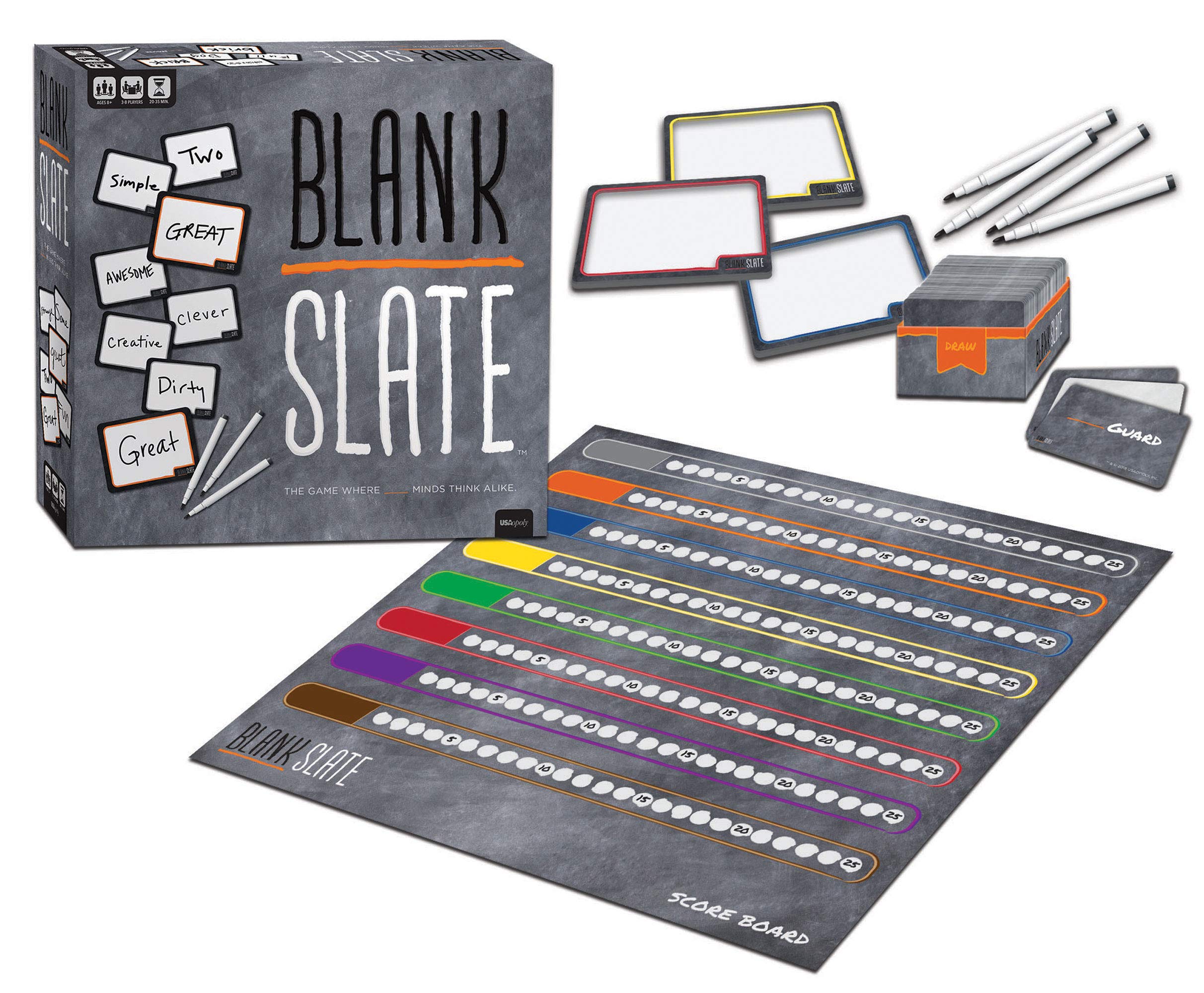 Foto 3 pulgar | Juego De Mesa Usaopoly Blank Slate Word Association De 3 A 8 Jugadores - Venta Internacional.