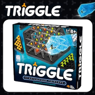 Foto 3 | Juego De Mesa Fat Brain Toys Triggle Stretch Four To Score - Venta Internacional.