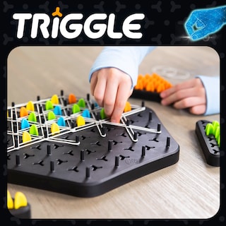 Foto 4 | Juego De Mesa Fat Brain Toys Triggle Stretch Four To Score - Venta Internacional.