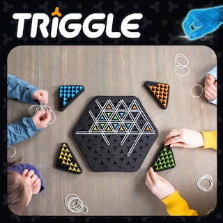 Foto 5 | Juego De Mesa Fat Brain Toys Triggle Stretch Four To Score - Venta Internacional.